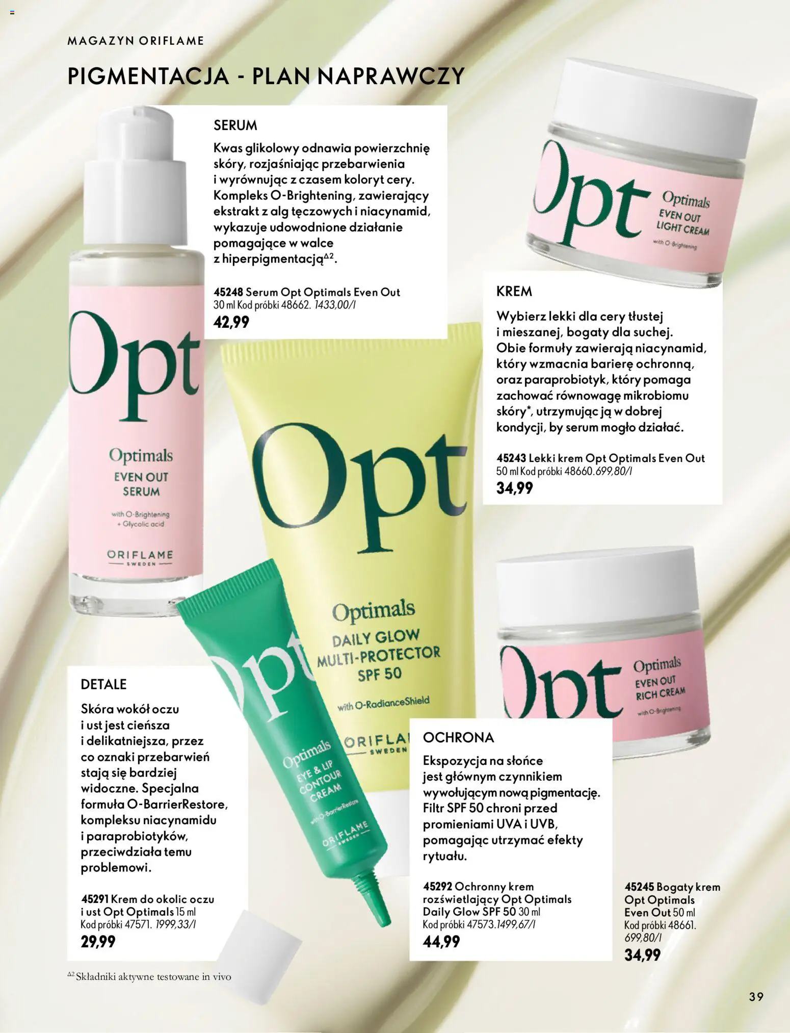 Oriflame Katalog 14 2026 od 30.09.2026 | Strona: 39 | Produkty: Krem