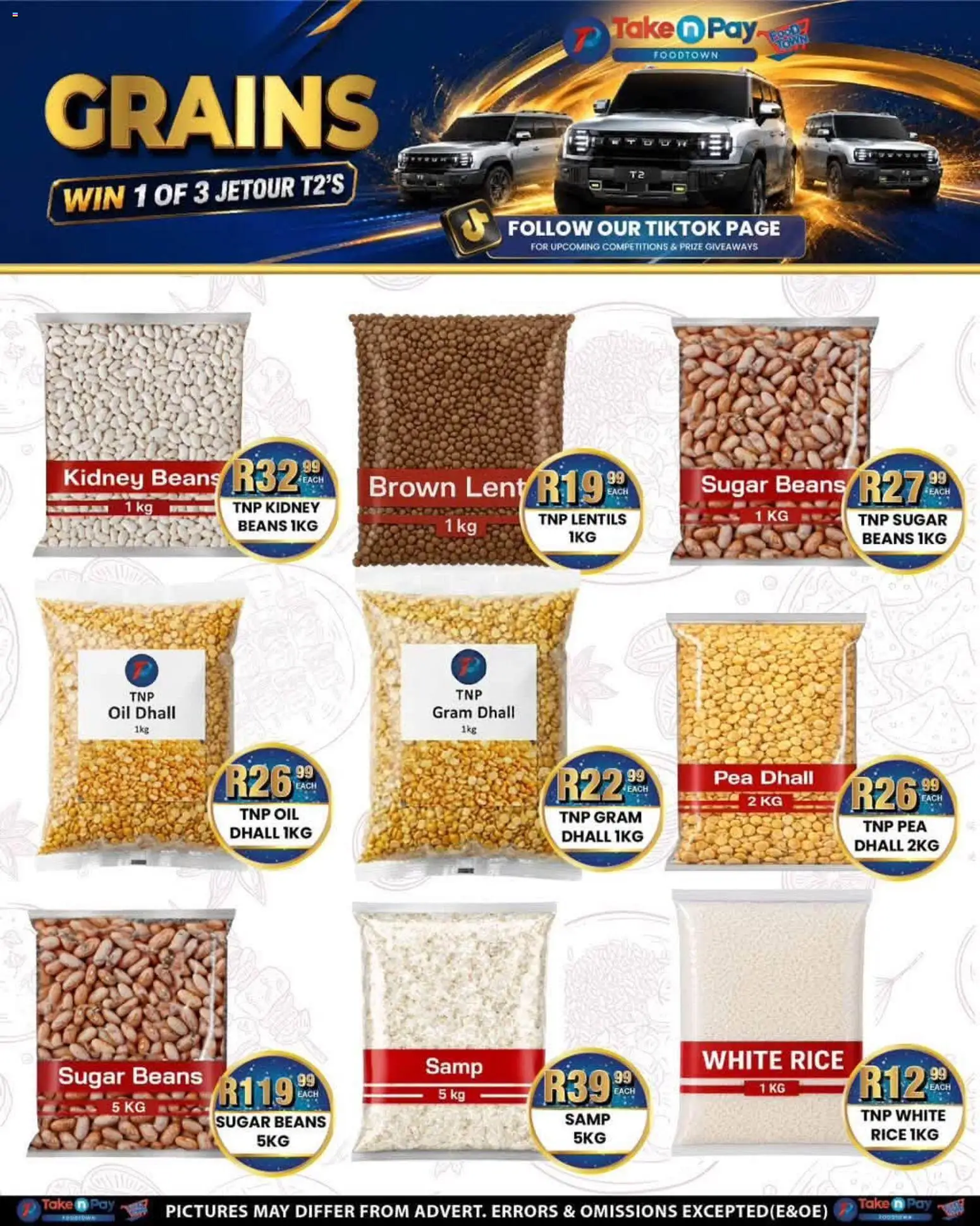 New Take n Pay catalogue – valid from 06/07/2026 | Page: 23 | Products: Beans, Oil, Rice, Pea
