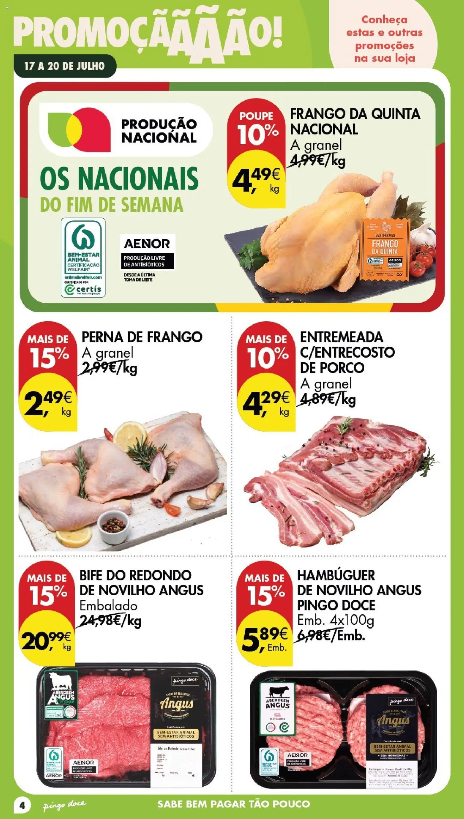 Pingo Doce Poupe este Fim de Semana │ válido de 17/07/2026 | Página: 2 | Produtos: Frango, Leite