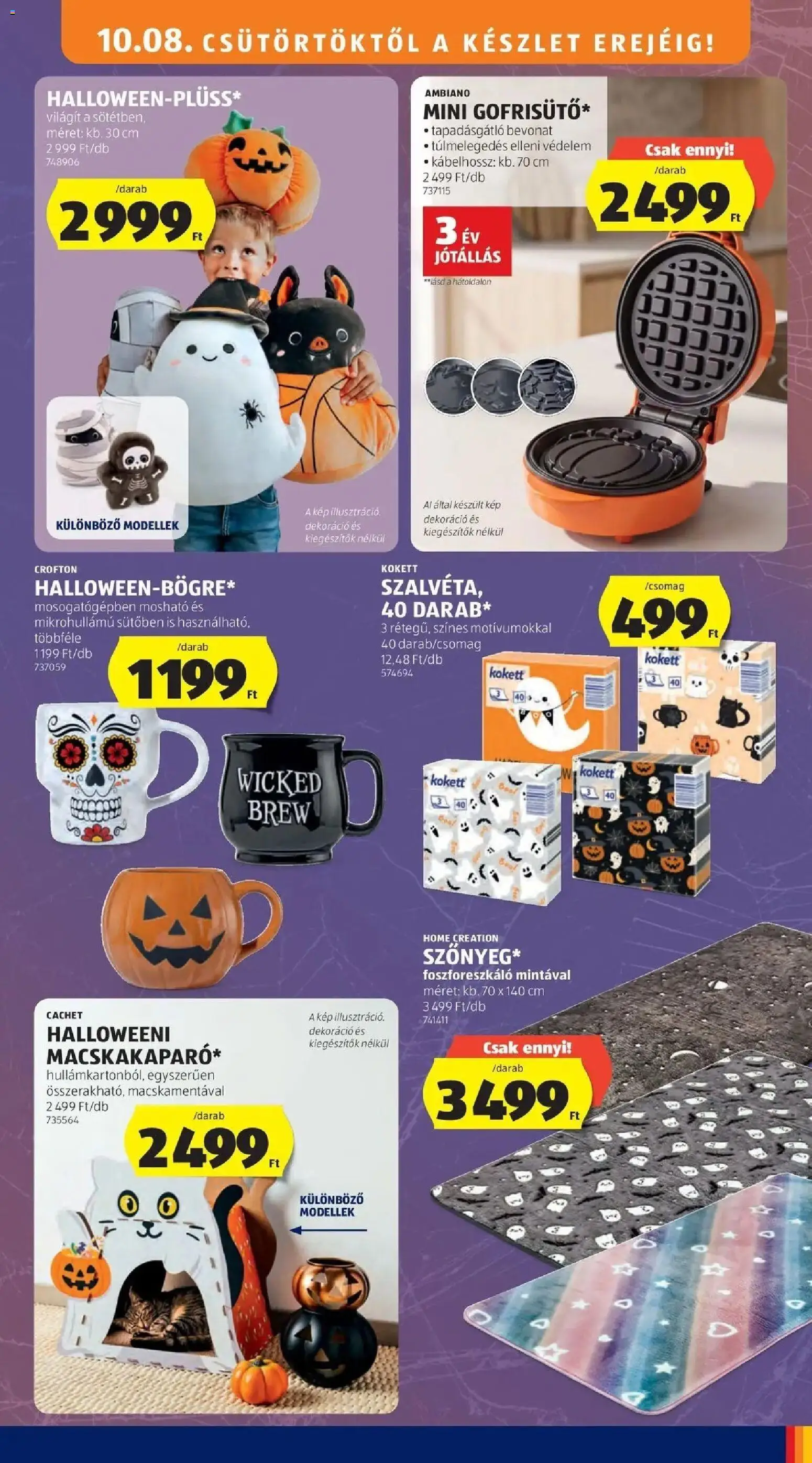 Aldi aktuális akciós újság - 2026.10.03. -tól/töl > akció, lapozható szórólap 🛍️ | Oldal: 33 | Termékek: Waffle, Dekoráció