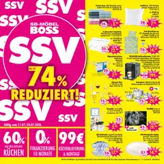 SB Möbel Boss Prospekt ab 11.07.2026 gültig