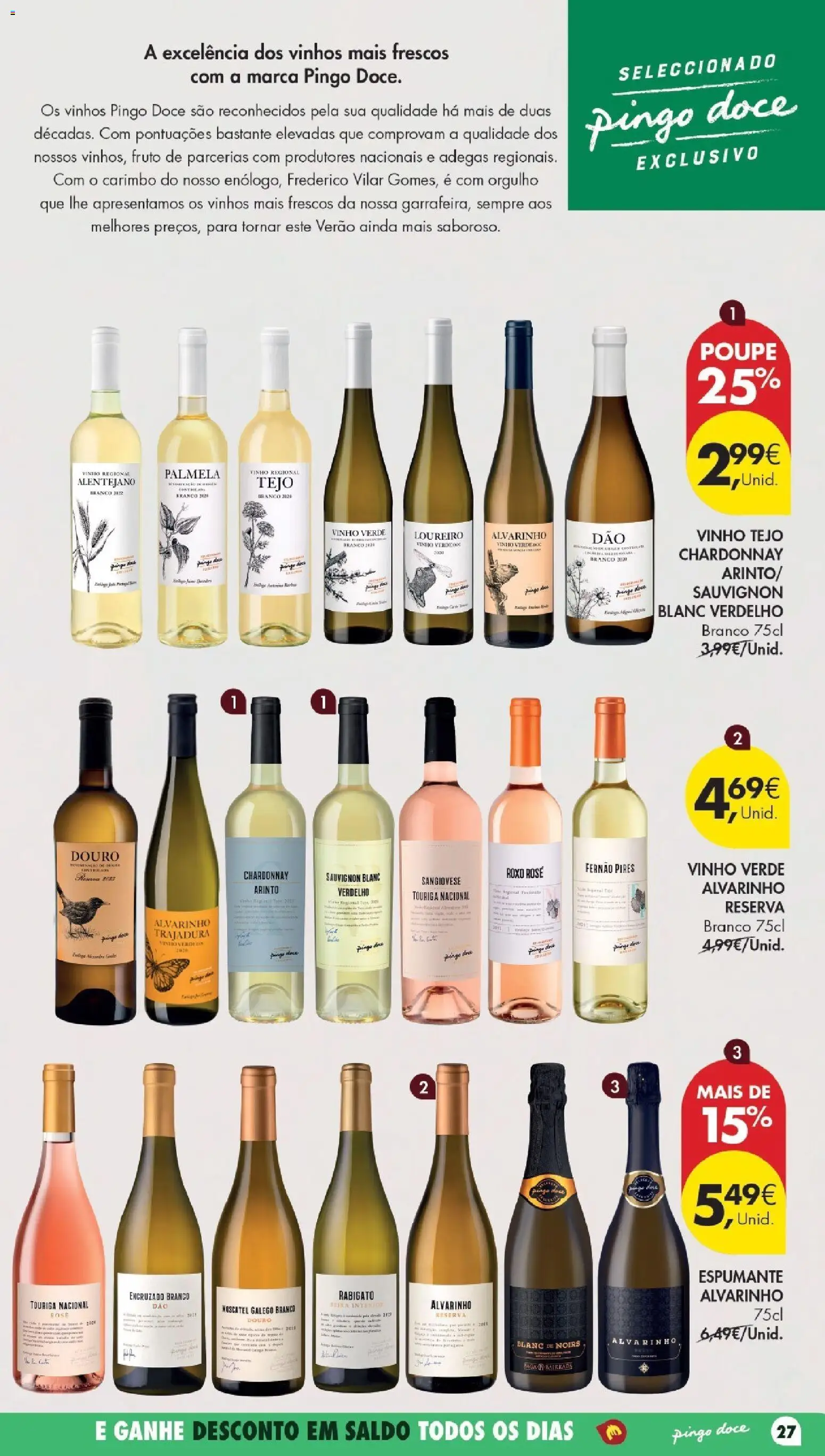 Pingo Doce Poupe Esta Semana Madeira │ válido de 30/06/2026 | Página: 27 | Produtos: Espumante, Vinho