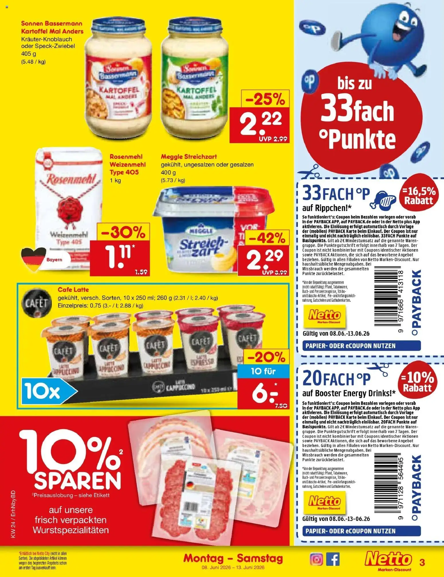 Netto Marken-Discount Prospekt Ergolding – gültig ab 08.06.2026 | Seite: 5 | Produkte: Energy, Weizenmehl
