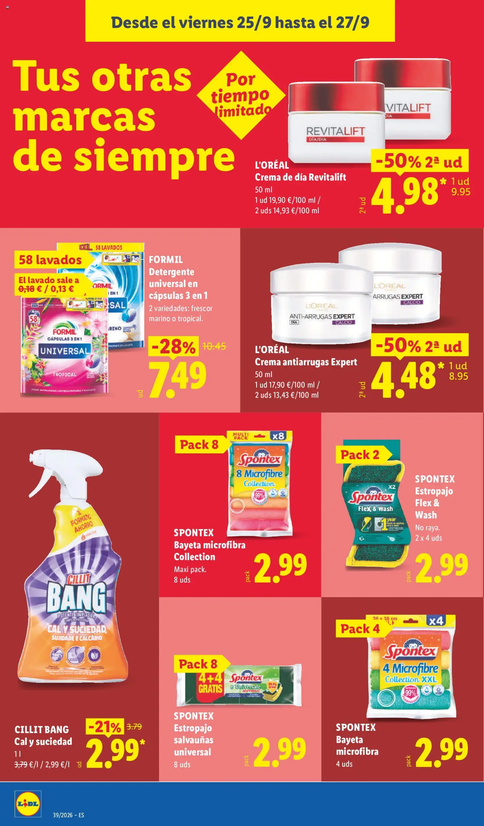 Lidl folleto │ válido desde el 21/09/2026 | Página: 36 | Productos: Cápsulas, Detergente, Crema, Crema de día