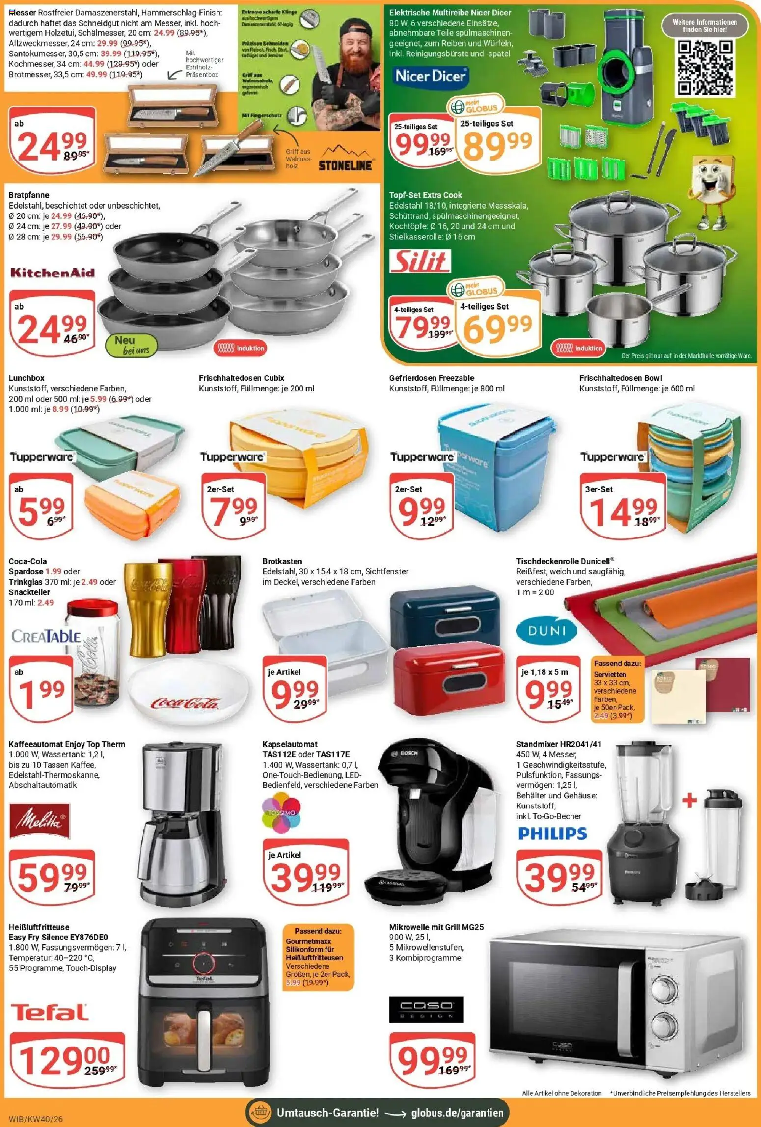 Globus Prospekt Wiesbaden-Nordenstadt (ab 28.09.2026) » Angebote online | Seite: 7 | Produkte: Philips, Grill, Gemüse, Heißluftfritteuse
