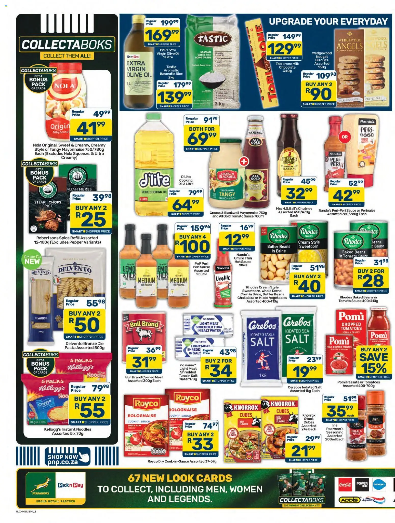 New Pick n Pay catalogue – valid from 23/10/2026 | Page: 8 | Products: Baked beans, Table, Oil, Tomato sauce