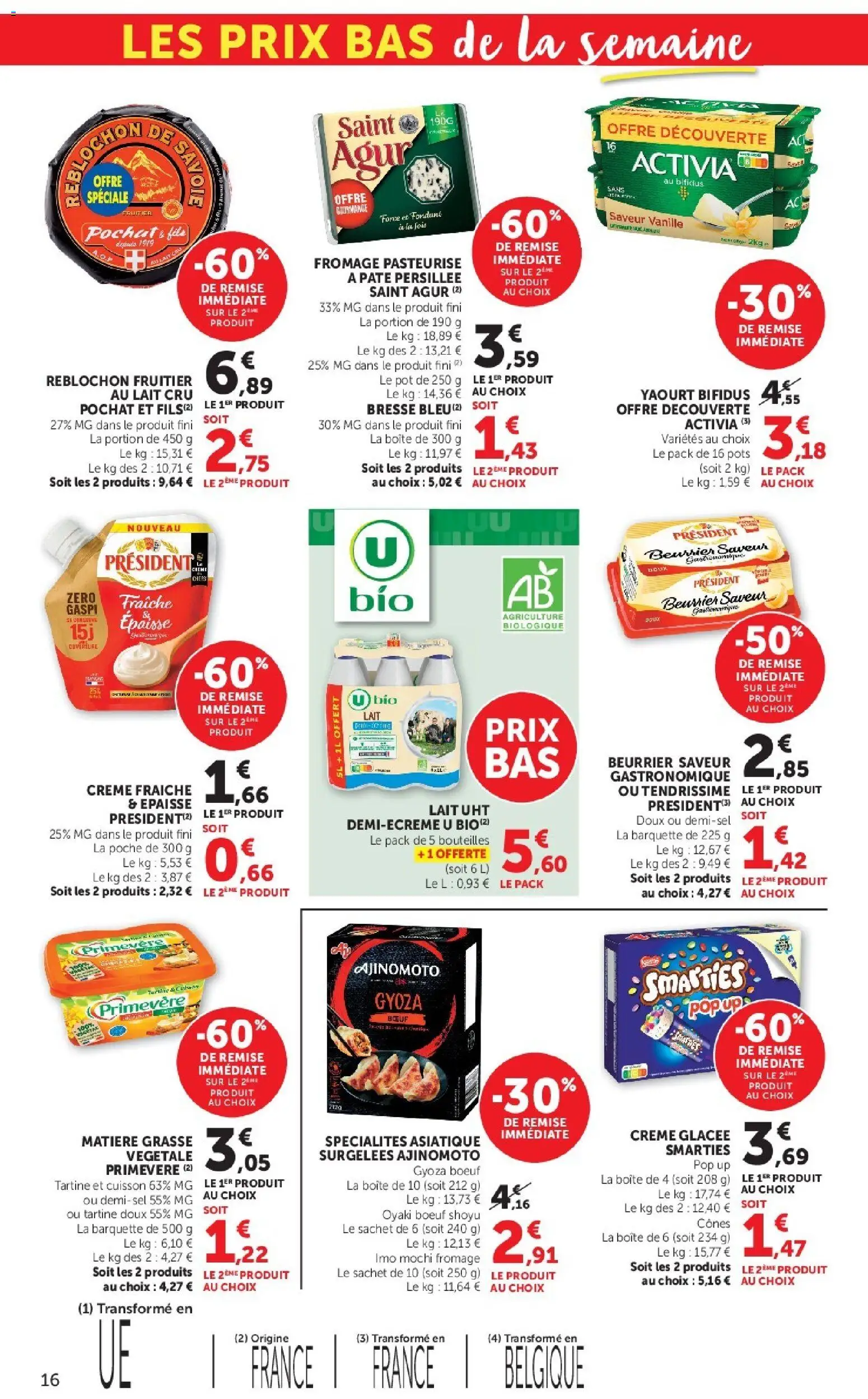 {H1} | Page: 16 | Produits: Feta, Cônes, Fromage, Crème fraiche