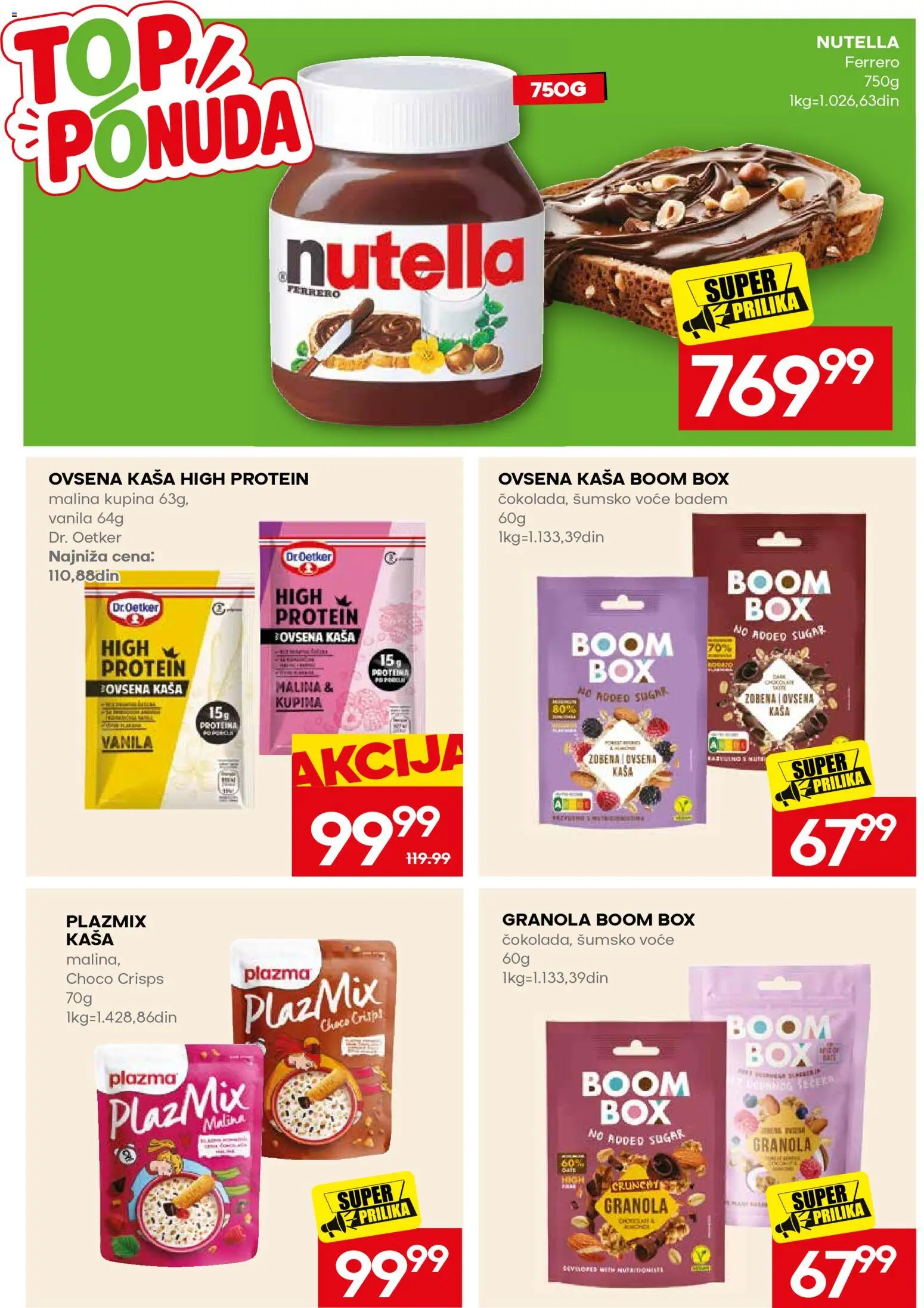 Mercator katalog - važi od 31.08.2026 | Strana: 29 | Proizvode: Kaša, Plazma, Vanila, Malina