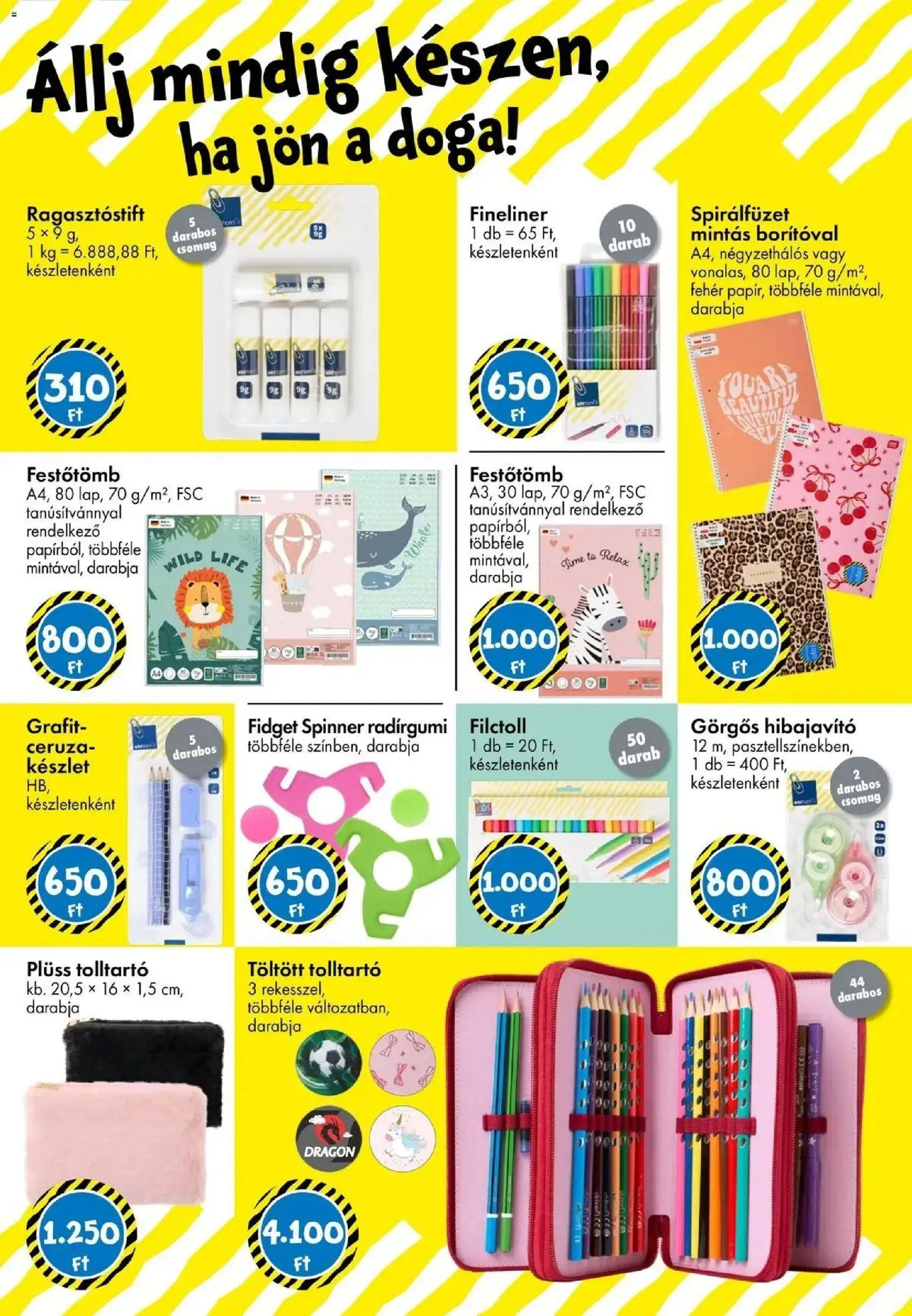TEDi akciós újság Pápa - 2026.08.21. -tól/töl > akció, lapozható szórólap 🛍️ | Oldal: 13 | Termékek: Ceruza, Plüss, Tolltartó