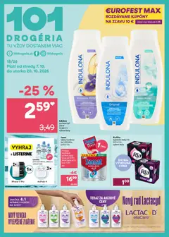 101 drogerie leták platný od 07.10.2026