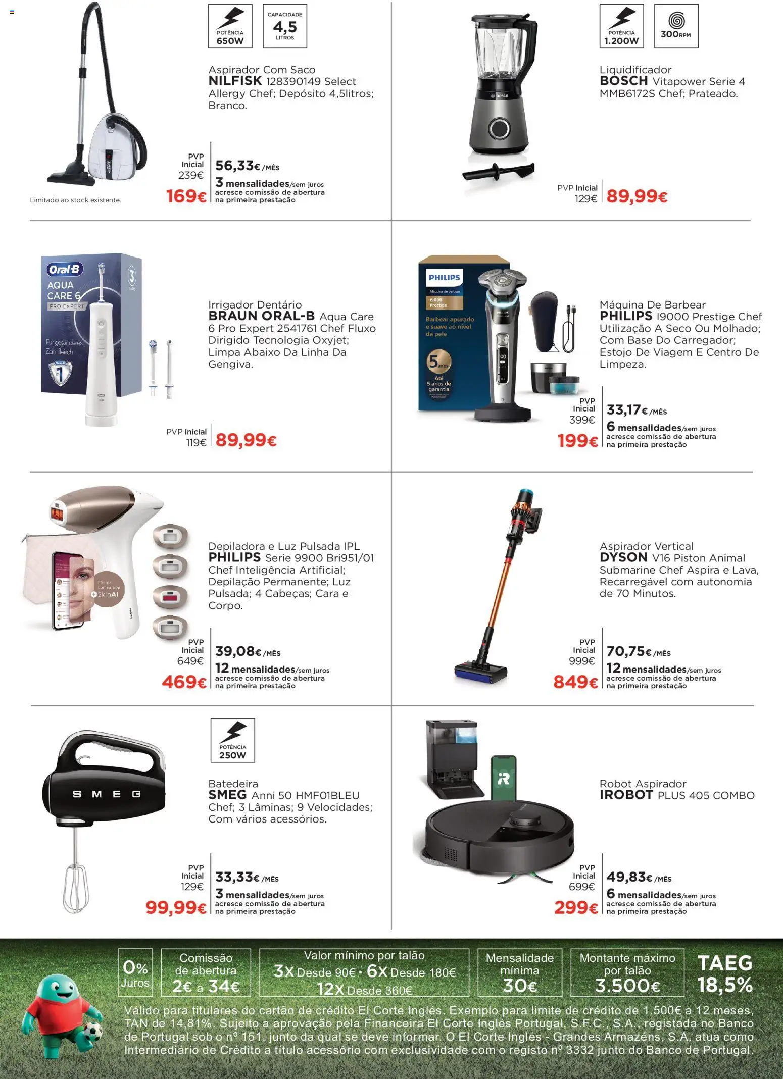 El Corte Ingles folheto │ válido de 25/06/2026 | Página: 12 | Produtos: Máquina de barbear, Batedeira, Aspirador, Banco