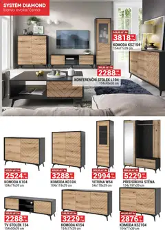 Náhled letáku Merkury Market leták od 01.05.2026 | Strana: 18 | Produkty: Předsíňová stěna, Vitrína, Komoda, Konferenční stolek