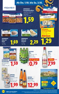 ERIDANOUS Kartoffelchips, Nach Tzatziki oder Gyros Art, Je 200 g; 1 kg = 7.95 ab 01.10.2026 gültig | Seite: 18