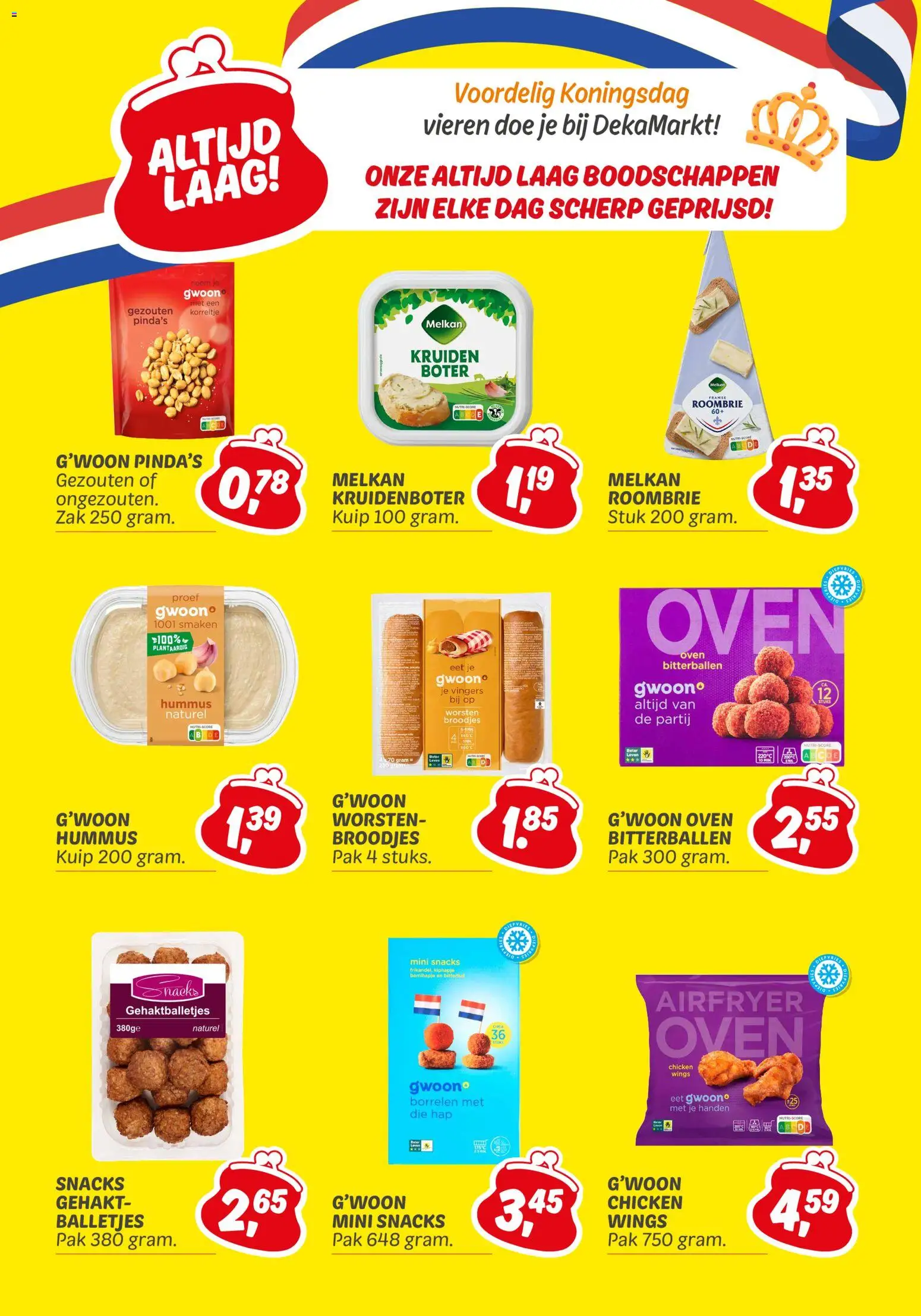 {H1} | Pagina: 5 | Producten: Snacks, Boter, Gehakt, Oven