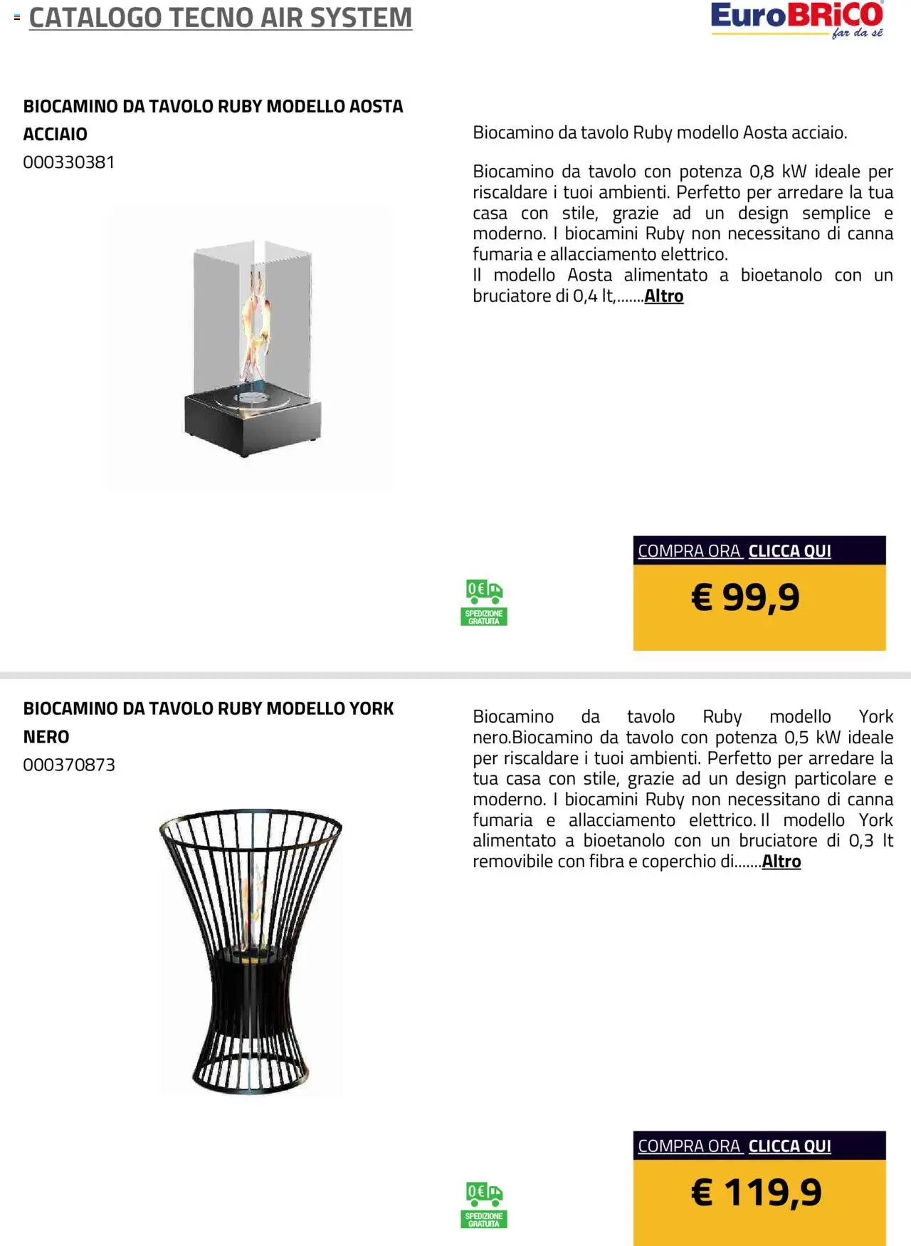 Volantino Eurobrico del 23.07.2025 | Pagina: 7 | Prodotti: Tavolo