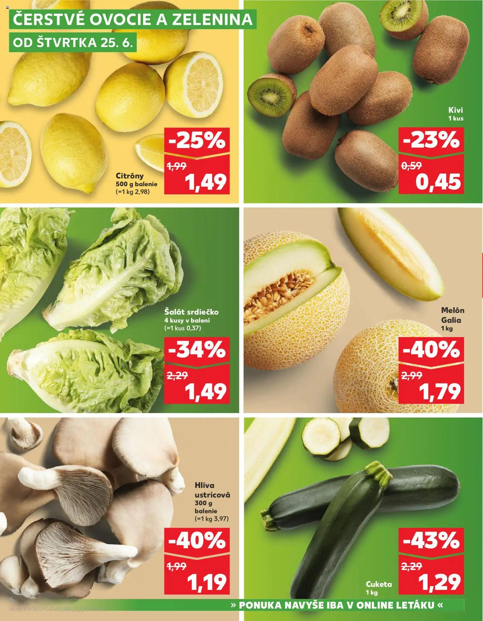 Nové Kaufland akcie – leták je platný od 25.06.2026 | Strana: 6