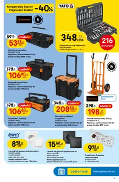 Pogląd oferty "Castorama gazetka" - ważna od 08.07.2026 | Strona: 15 | Produkty: Wózek transportowy, Przedłużacz, Ramka
