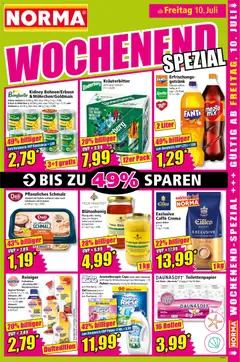 Norma Prospekt ab 06.07.2026 gültig | Seite: 17 | Produkte: Fanta, Kaffee, Erbsen, Toilettenpapier