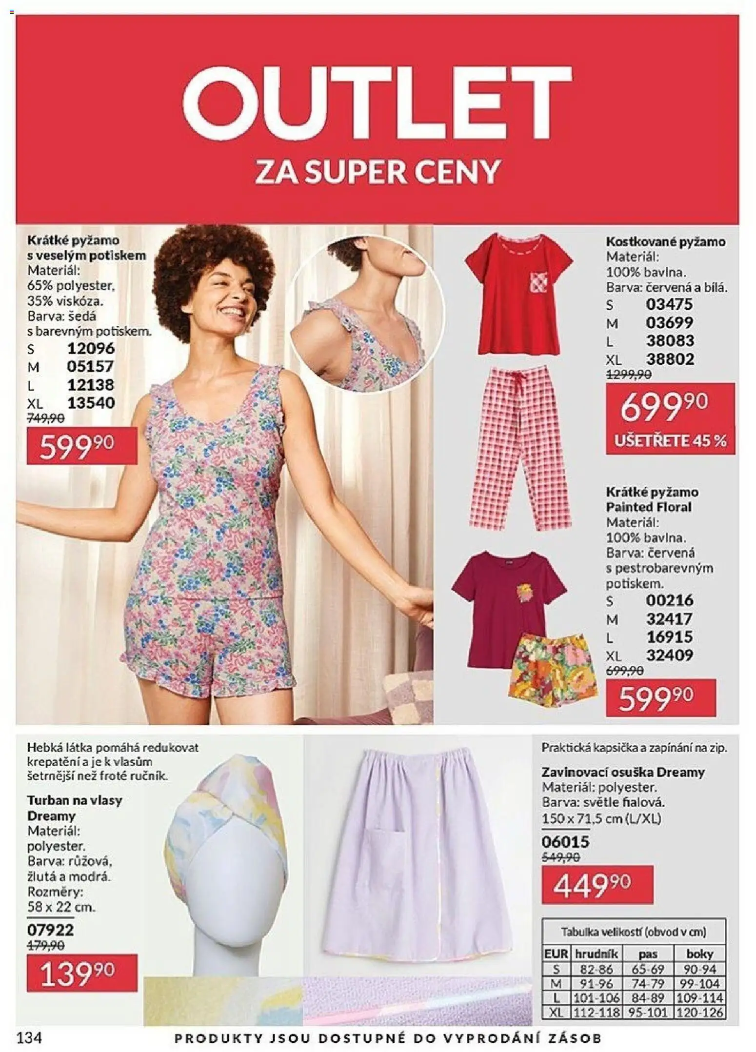 Avon Katalog 06/2026 od 01.06.2026 | Strana: 134 | Produkty: Pyžamo, Osuška