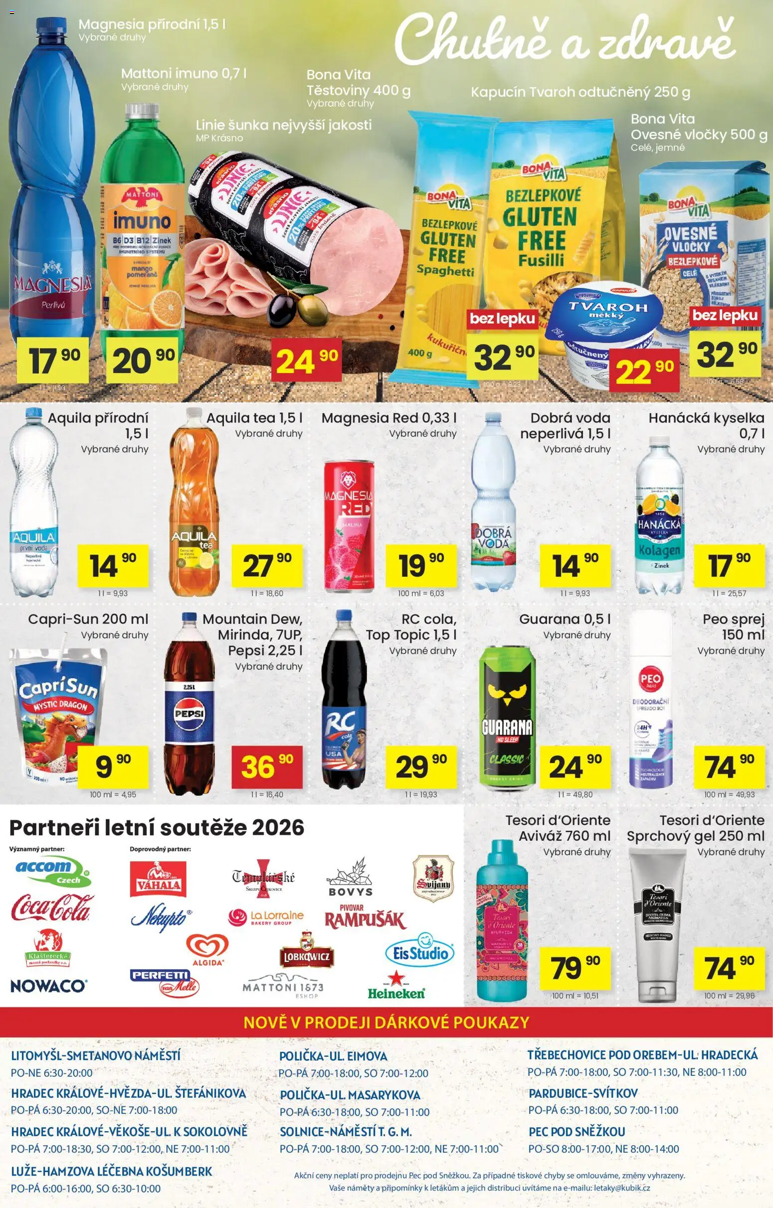 Kubík leták od 23.06.2026 | Strana: 4 | Produkty: Tvaroh, Vločky, Svijany, Magnesia Red