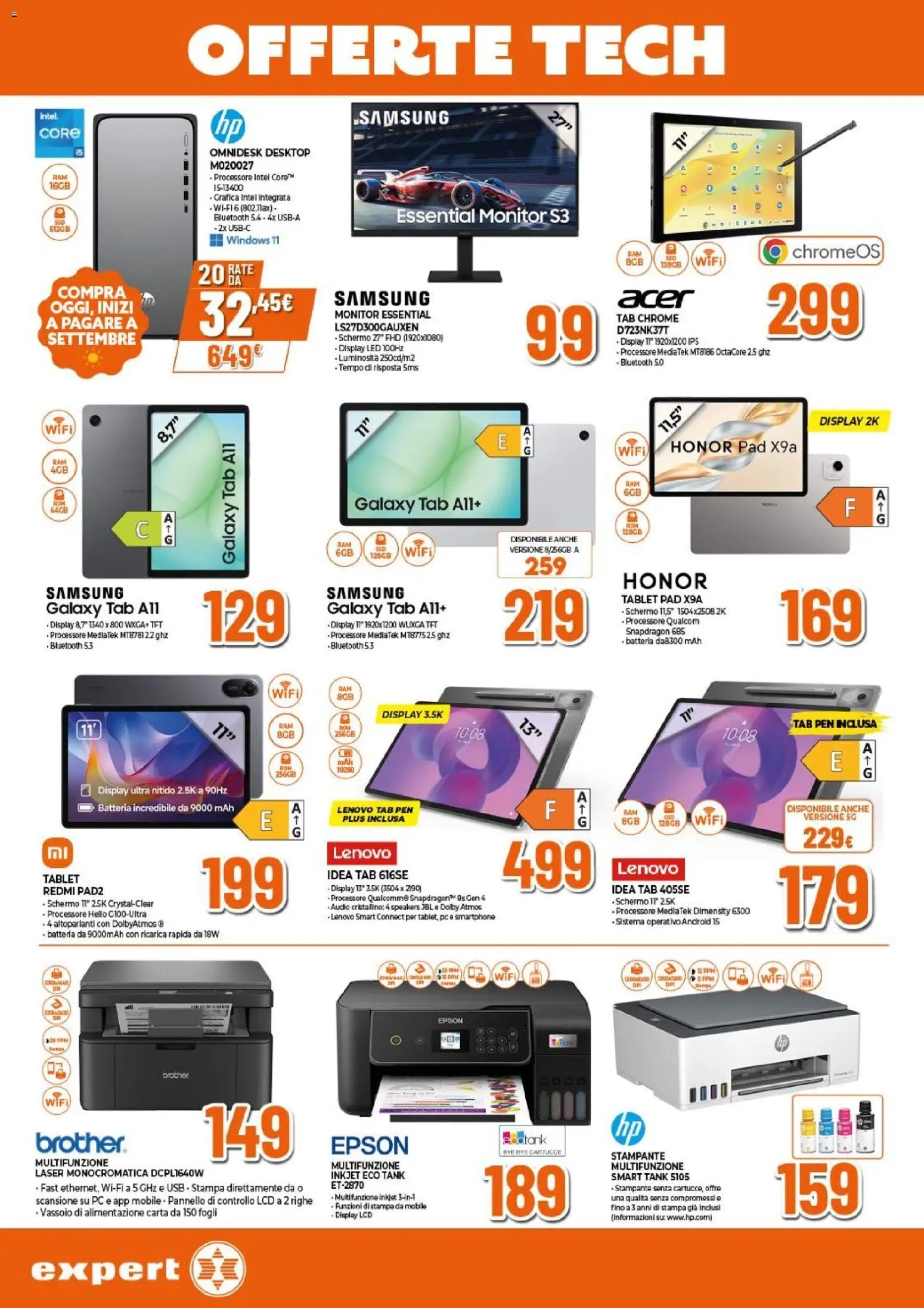Volantino Expert del 04.06.2026 | Pagina: 19 | Prodotti: Schermo, Smartphone, Audio, Samsung