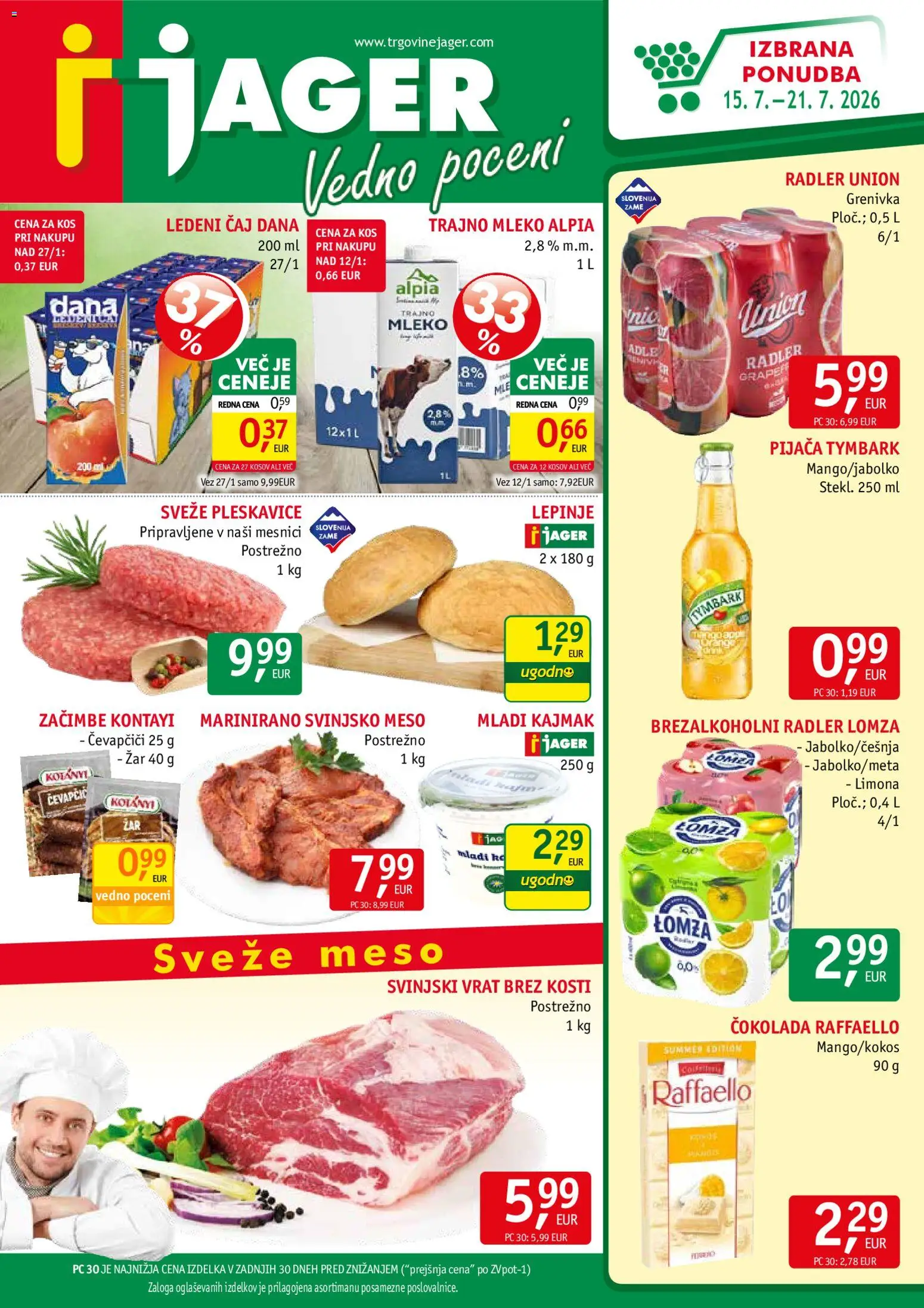 Jager katalog | Veljaven od 15.07.2026 catalogue cover