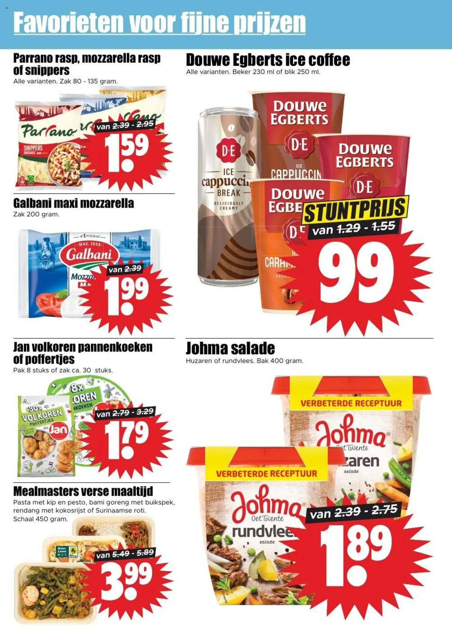 {H1} | Pagina: 10 | Producten: Pannenkoeken, Kip, Rasp, Schaal