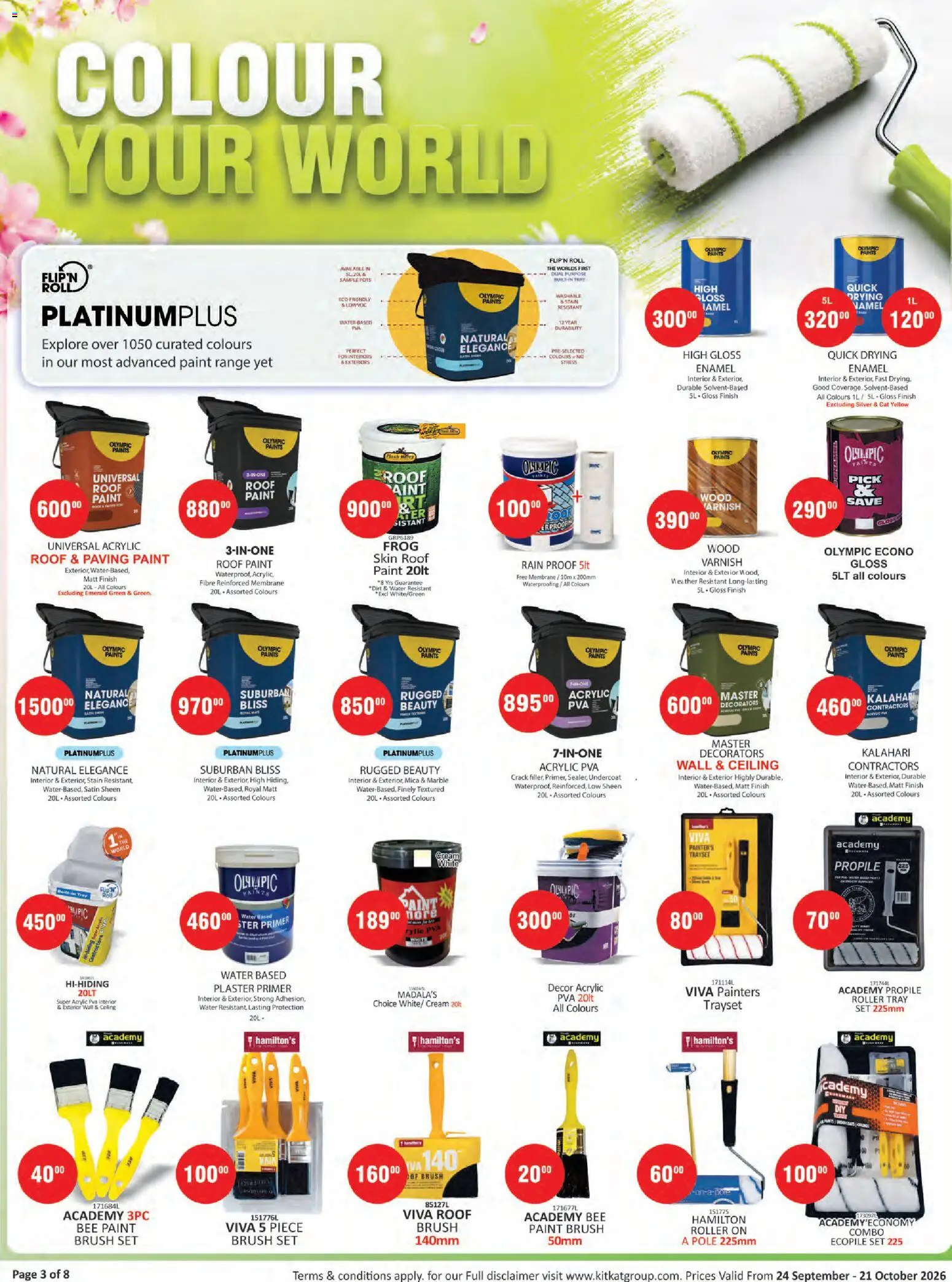 New KIT KAT Cash & Carry catalogue – valid from 24/09/2026 | Page: 3 | Products: Tray, Brush, Plaster, Enamel