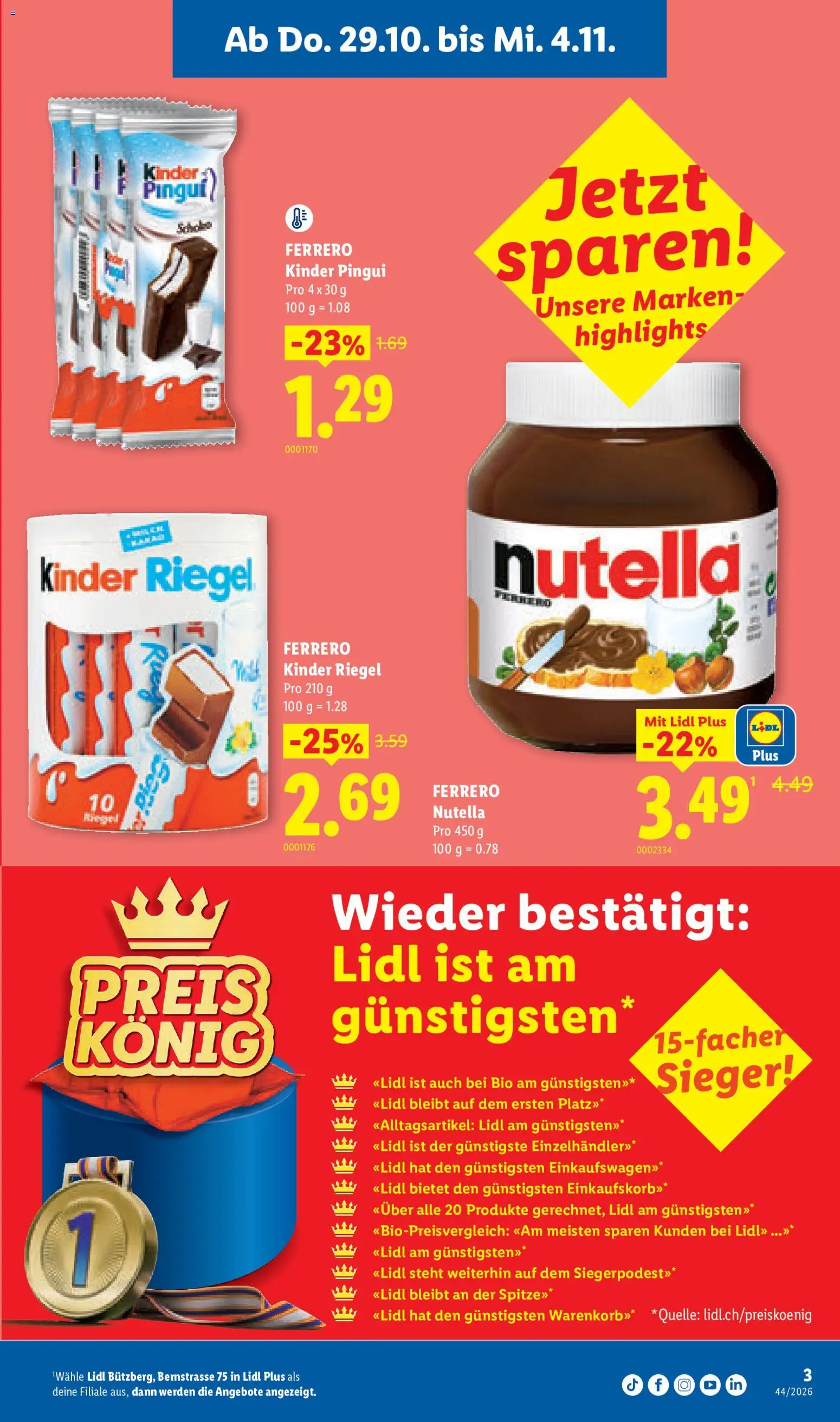 Lidl aktionen Bützberg – gültig ab 29.10.2026 | Seite: 3