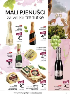 Konzum Katalog Vino - Pregled kataloga iz trgovine Konzum, vrijedi od 12.10.2026 | Stranica: 5 | Proizvodi: Prosecco, Sir, Tvrdi sir