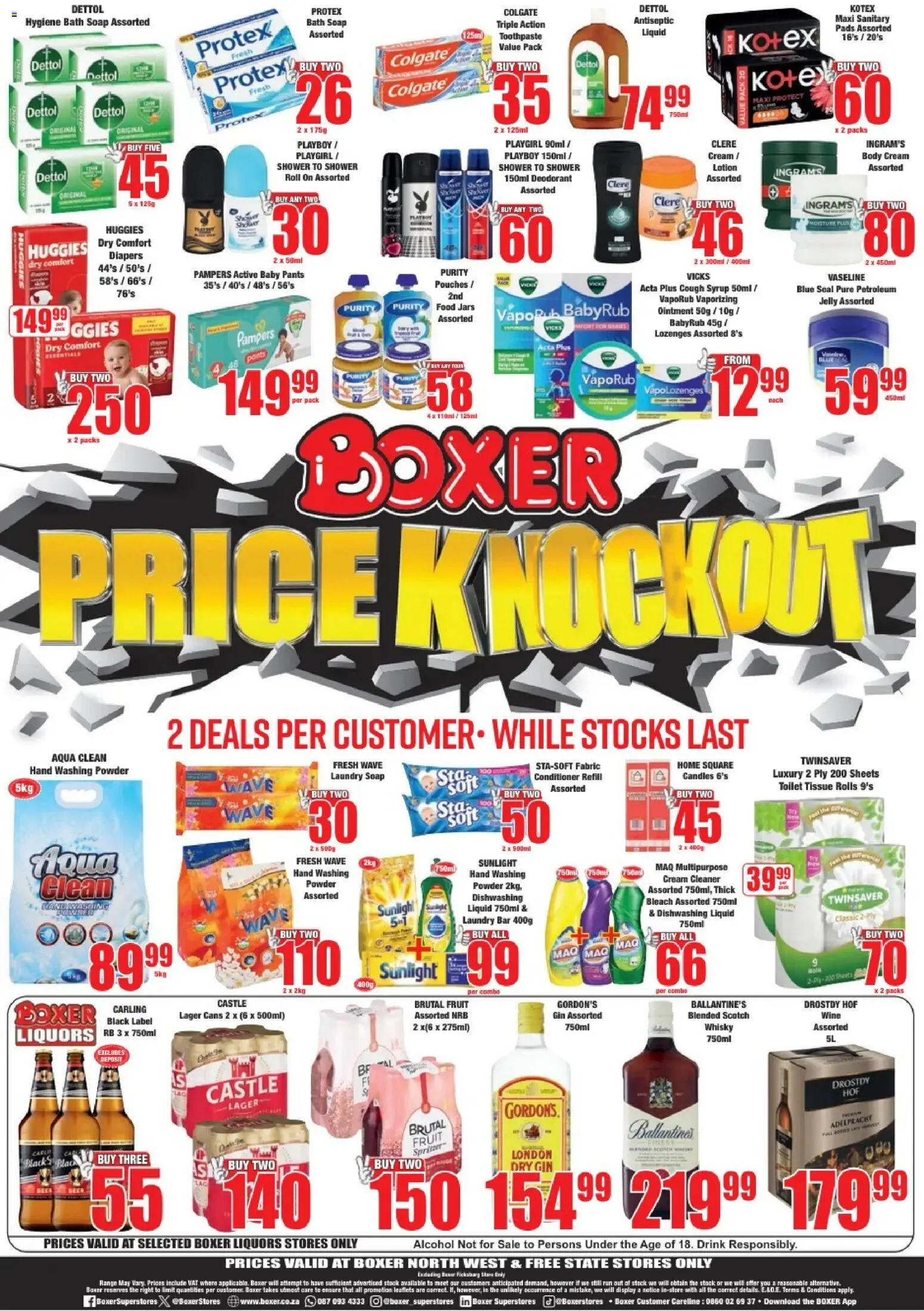 New Boxer catalogue – valid from 08.06.2026 | Page: 8 | Products: Powder, Lozenges, Body cream, Deodorant