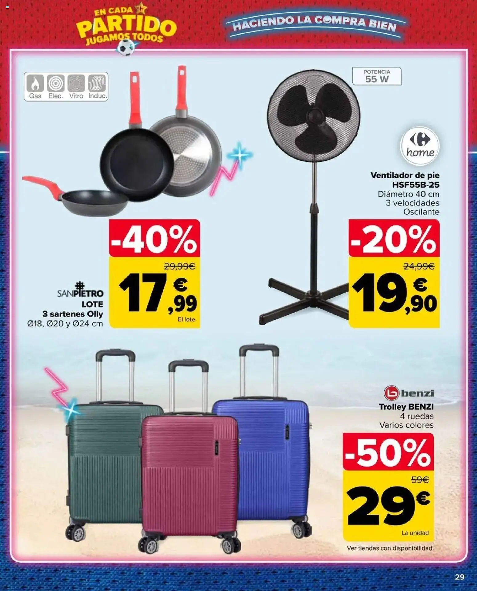 Carrefour Market -  unidad al -50 │ válido desde el 25/06/2026 | Página: 29 | Productos: Ventilador, Ventilador de pie