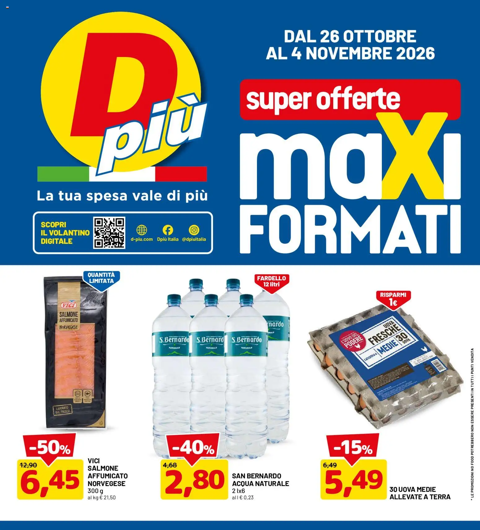 Volantino D Più del 26/10/2026 | Pagina: 1