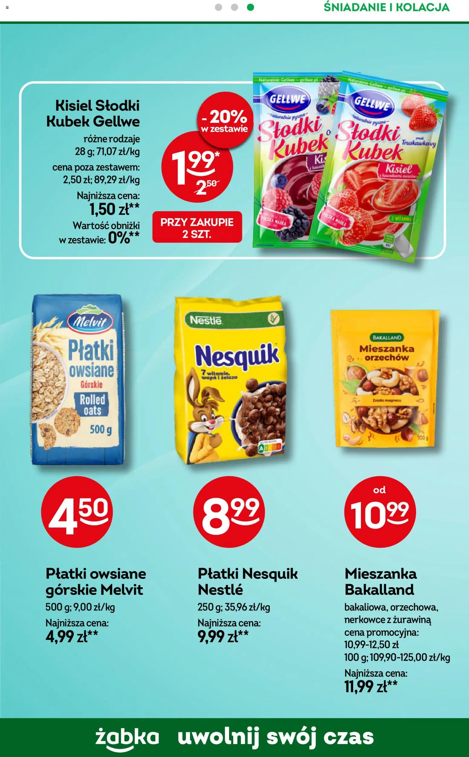 Żabka gazetka - Codzienne produkty od 17.06.2026 | Strona: 14 | Produkty: Płatki owsiane, Żelazo, Żurawina, Płatki