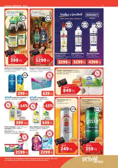PRIVÁT Aktuális szórólap MAX - amely érvényes a következő dátumtól: 2026.08.06. | Oldal: 7 | Termékek: Folyékony szappan, Sör, Szappan, Alkoholmentes sör