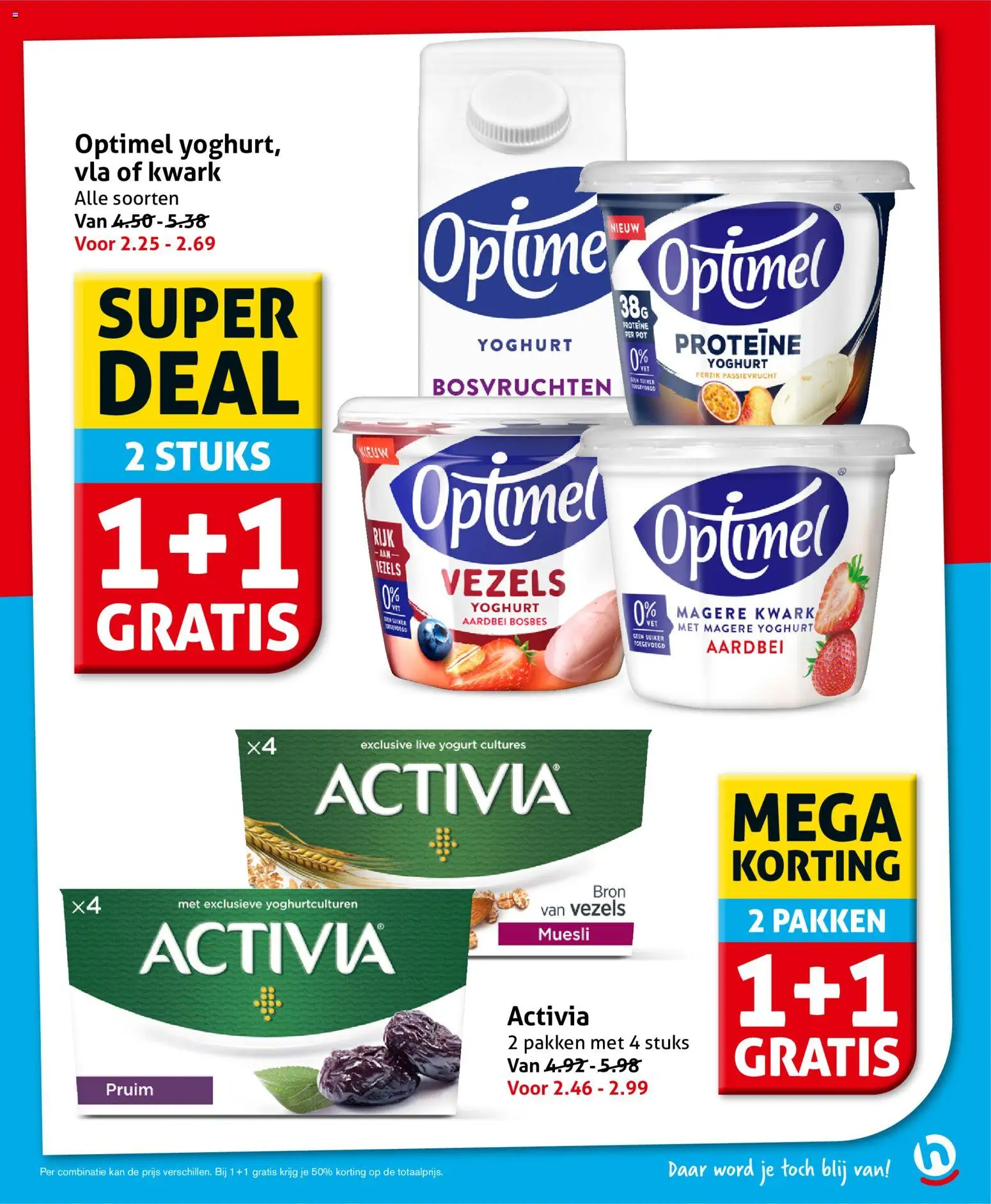 {H1} | Pagina: 7 | Producten: Magere kwark, Suiker, Magere yoghurt, Pruim