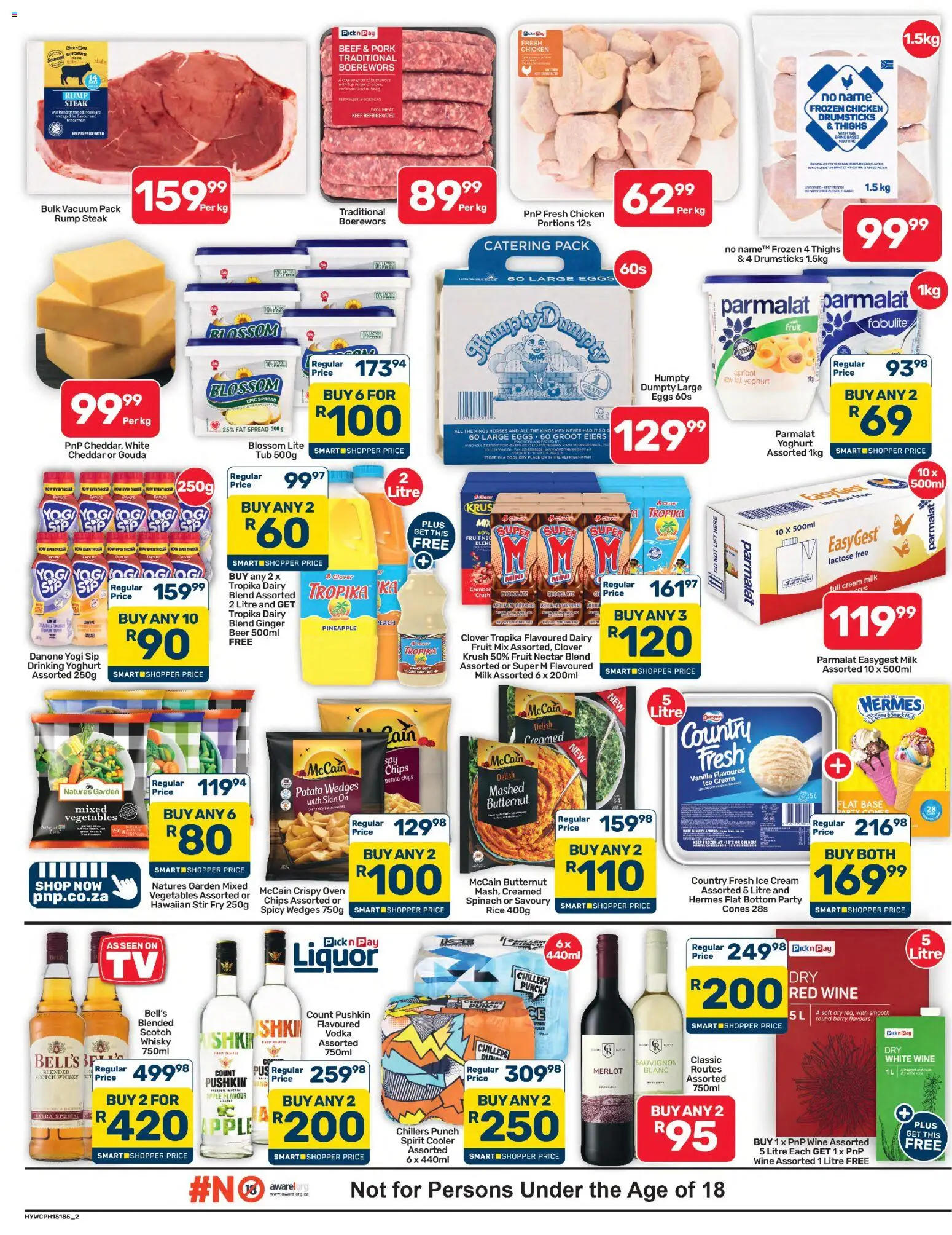 New Pick n Pay catalogue – valid from 25/07/2026 | Page: 2 | Products: Oven, Steak, Vodka, Ice cream