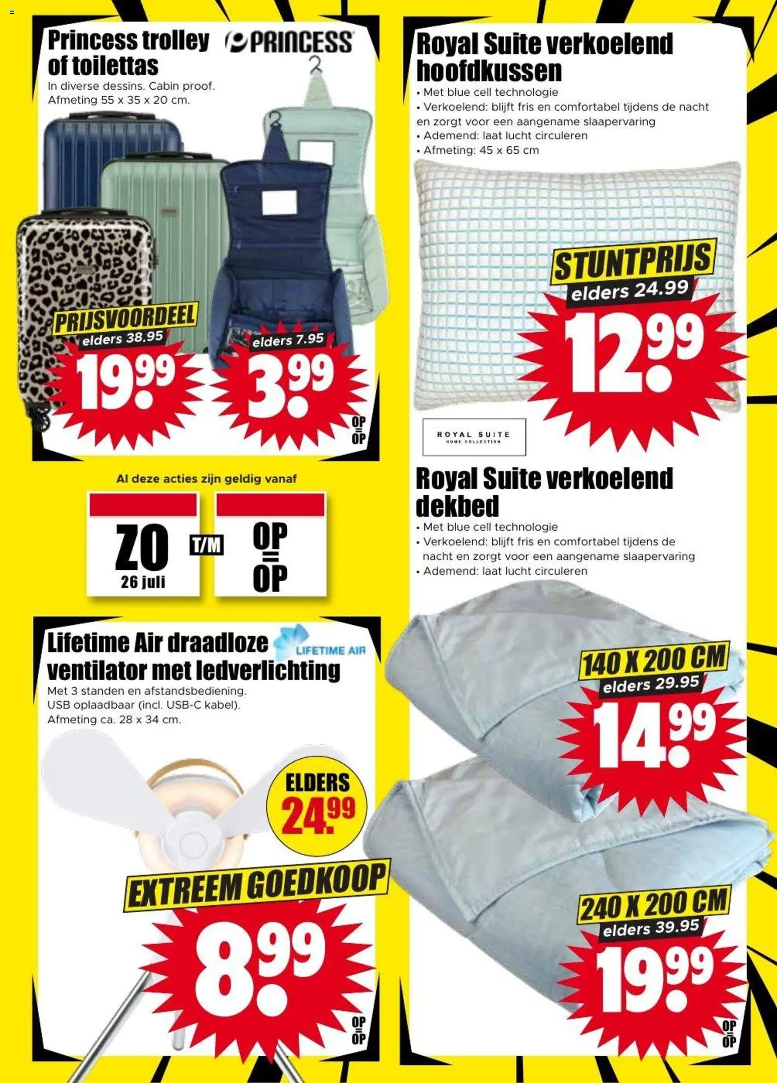 {H1} | Pagina: 27 | Producten: Trolley, Usb, Ventilator, Dekbed