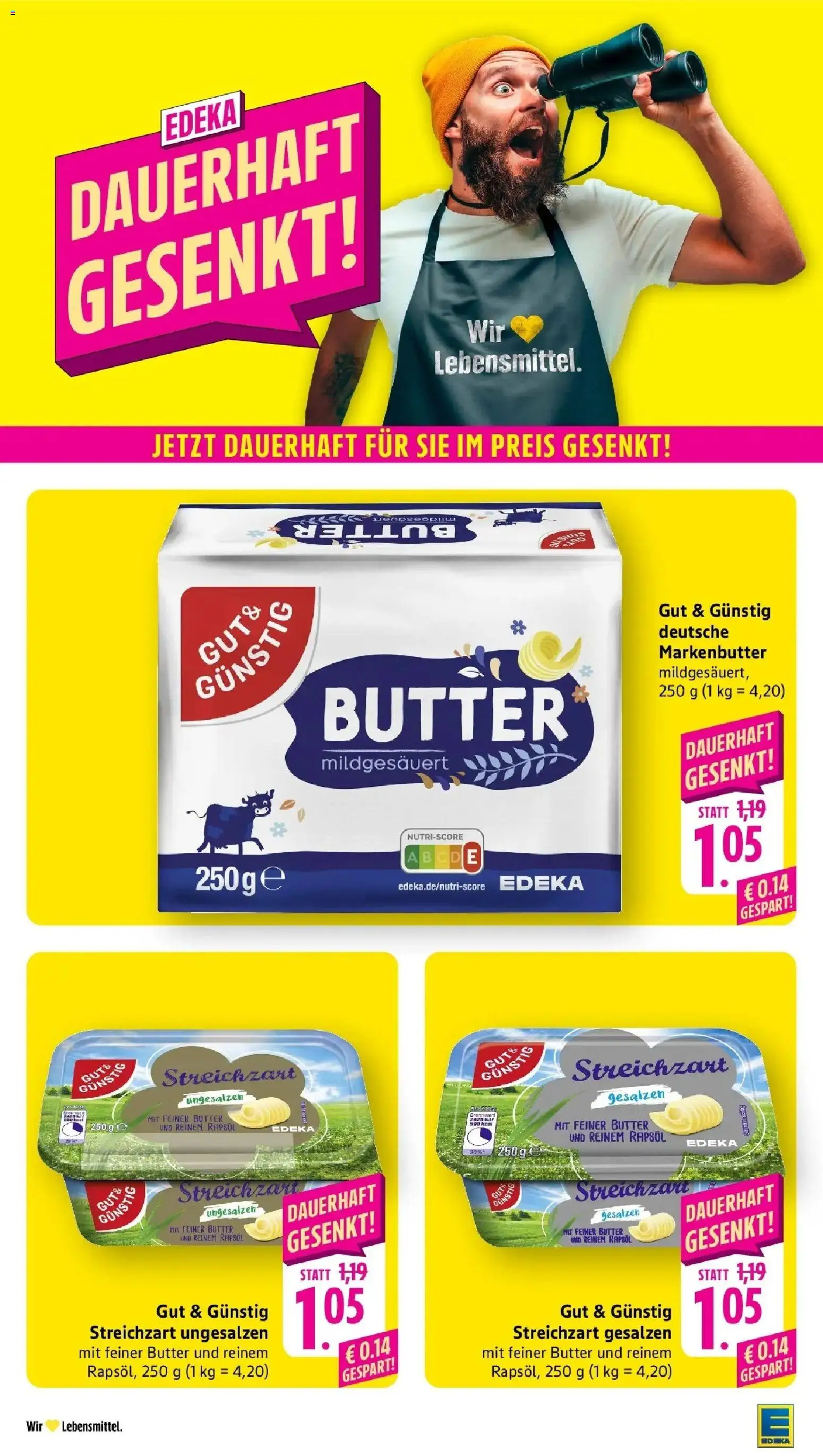 Edeka prospekt Großostheim	 – gültig ab 04.05.2026 | Seite: 36 | Produkte: Butter, Rapsöl