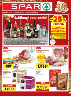 Spar akciós újság - amely érvényes a következő dátumtól: 2026.10.01.
