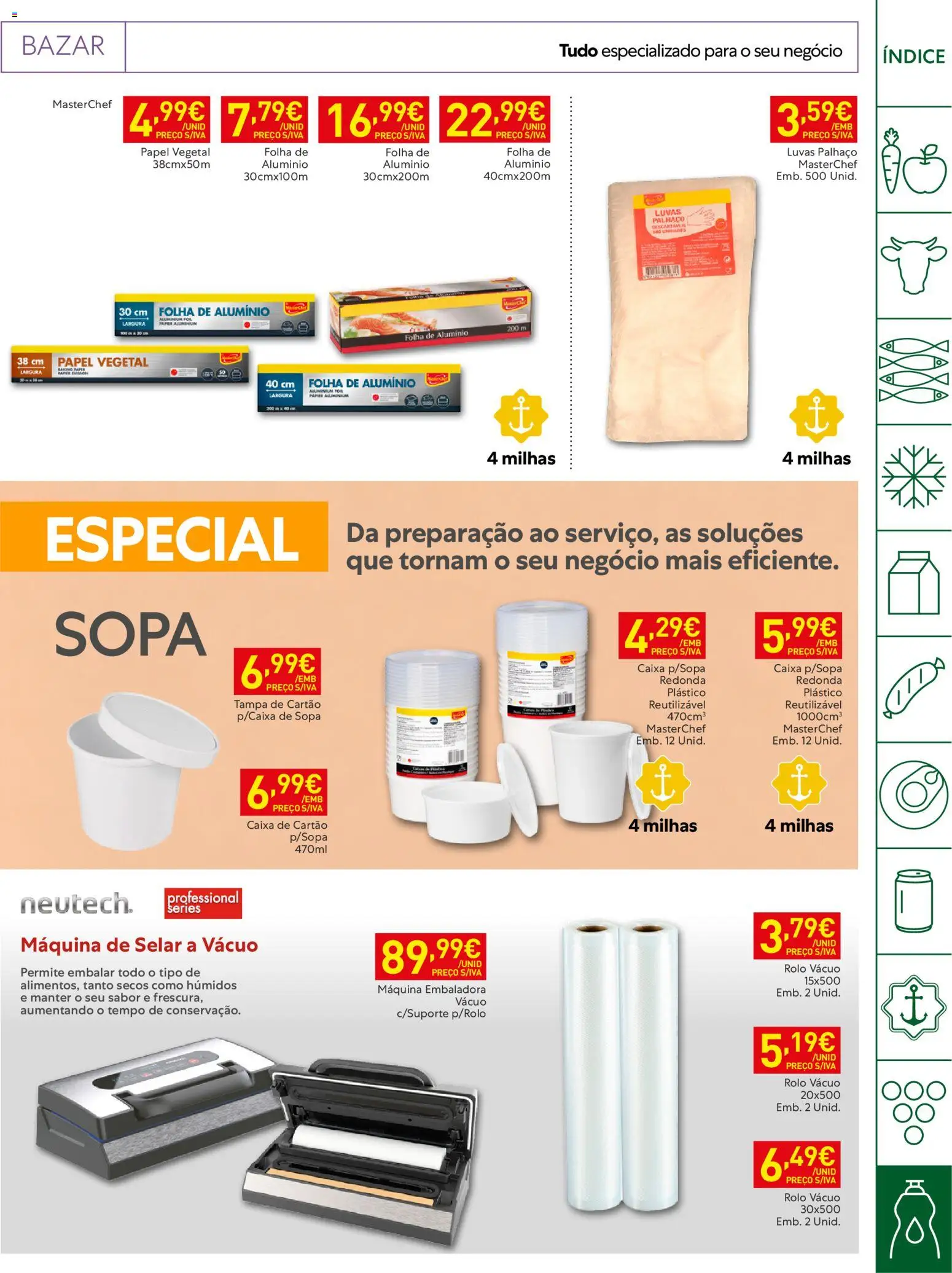 Recheio folheto Horeca Madeira │ válido de 27/10/2026 | Página: 27 | Produtos: Luvas, Sopa, Caixa