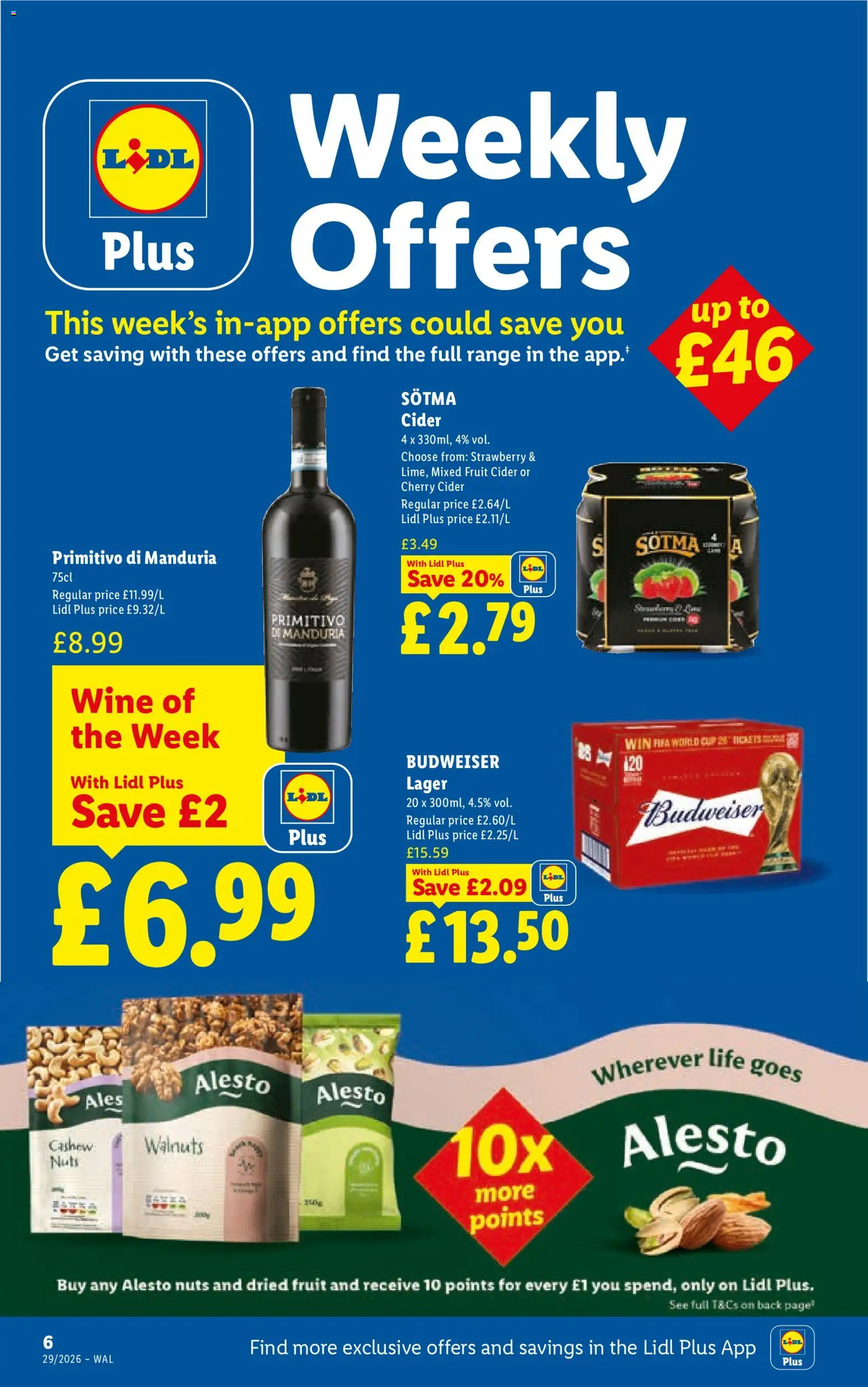 {H1} | Page: 6 | Products: Wine, Nuts, Strawberry