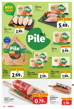 Pileća krila, svježa - Pregled kataloga iz trgovine Plodine, vrijedi od 30.09.2026 | Stranica: 24