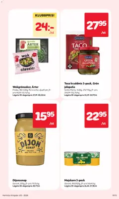 Hemköp erbjudanden - Förhandsvisning av reklamblad från butik Hemköp aktuell från 11.05.2026 | Sida: 12 | Produkter: Senap, Vin, Vitt vin