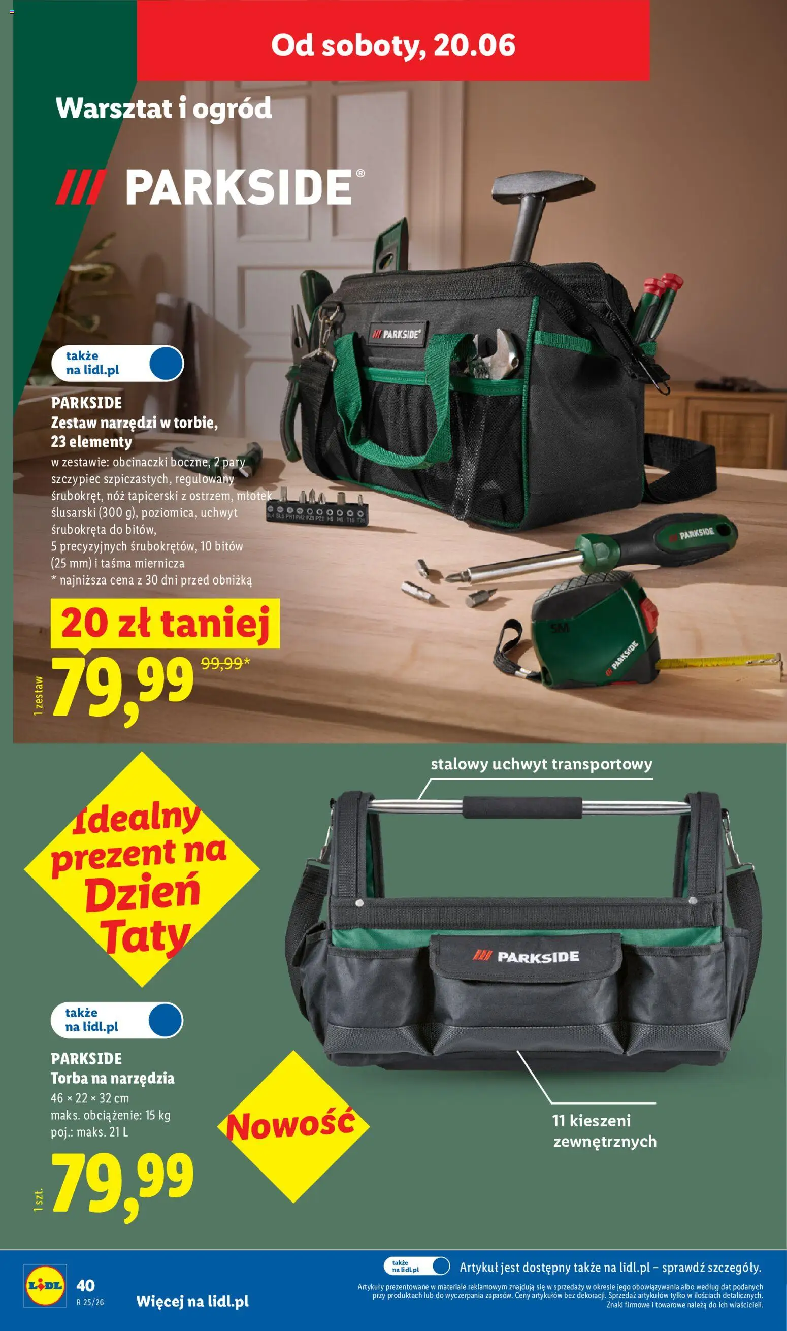 Lidl Polsko katalog od 15.06.2026 | Strana: 46 | Produkty: Parkside