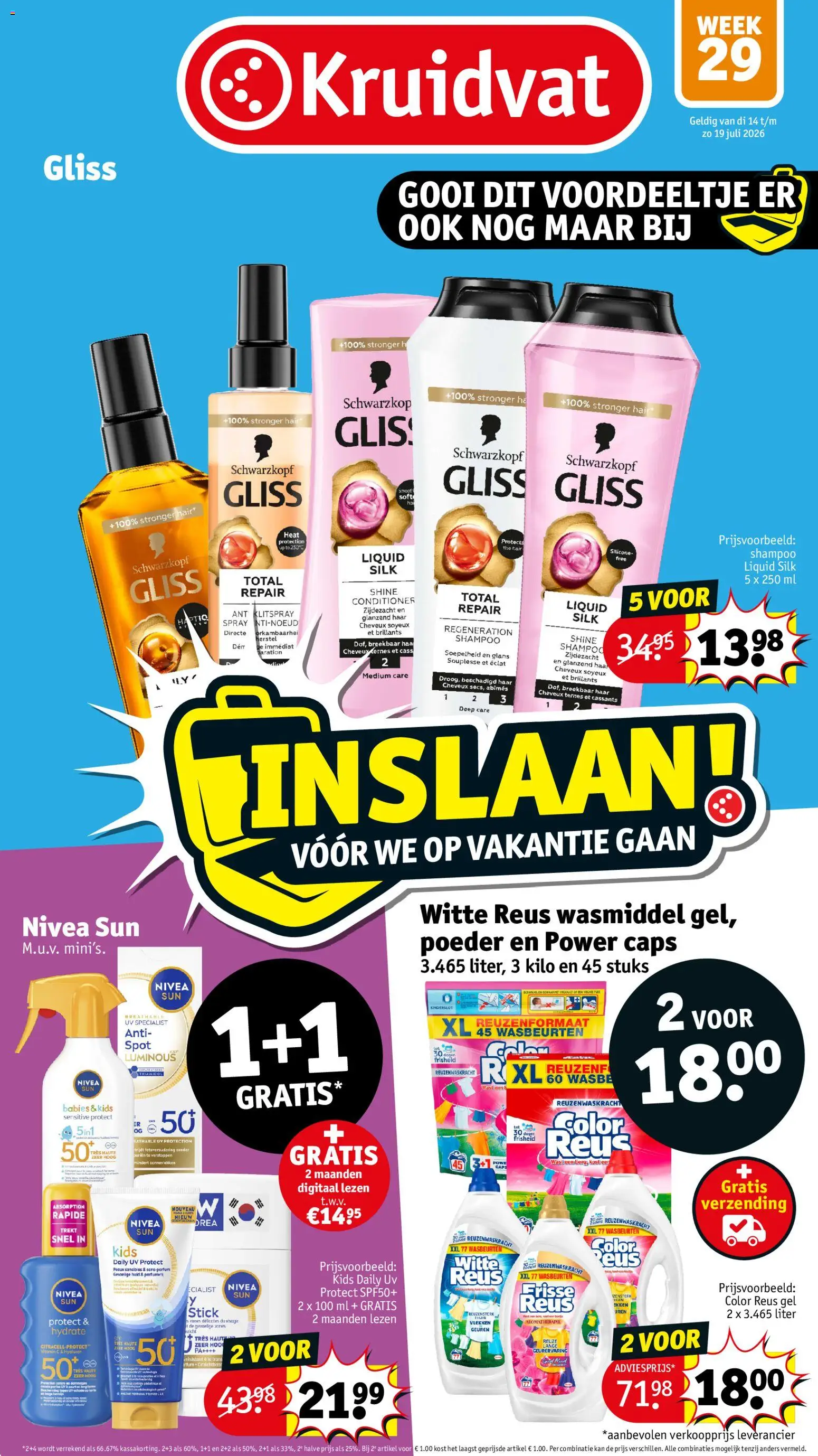 Kruidvat folder vanaf 14 catalogue cover