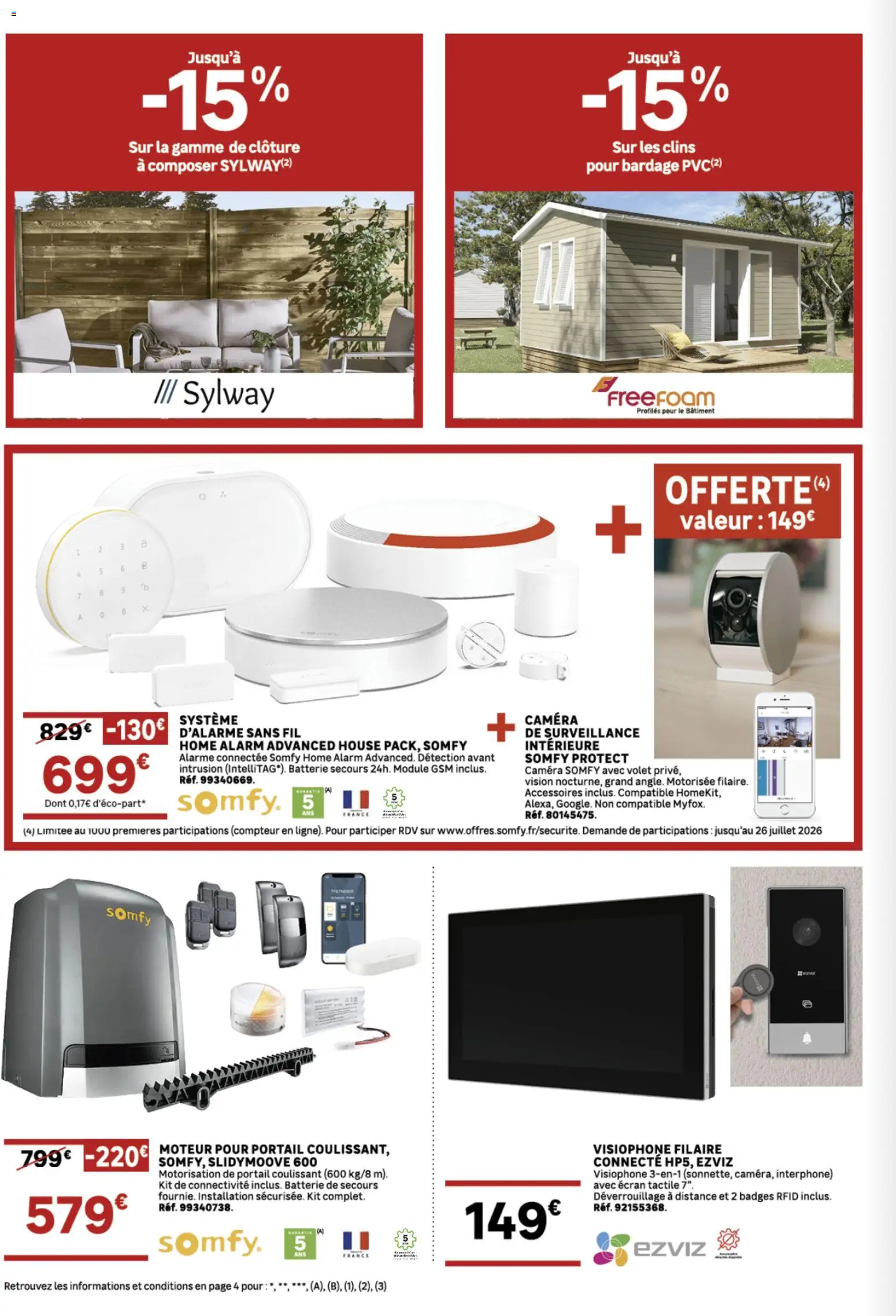{H1} | Page: 2 | Produits: Portail, Clôture, Caméra, Interphone