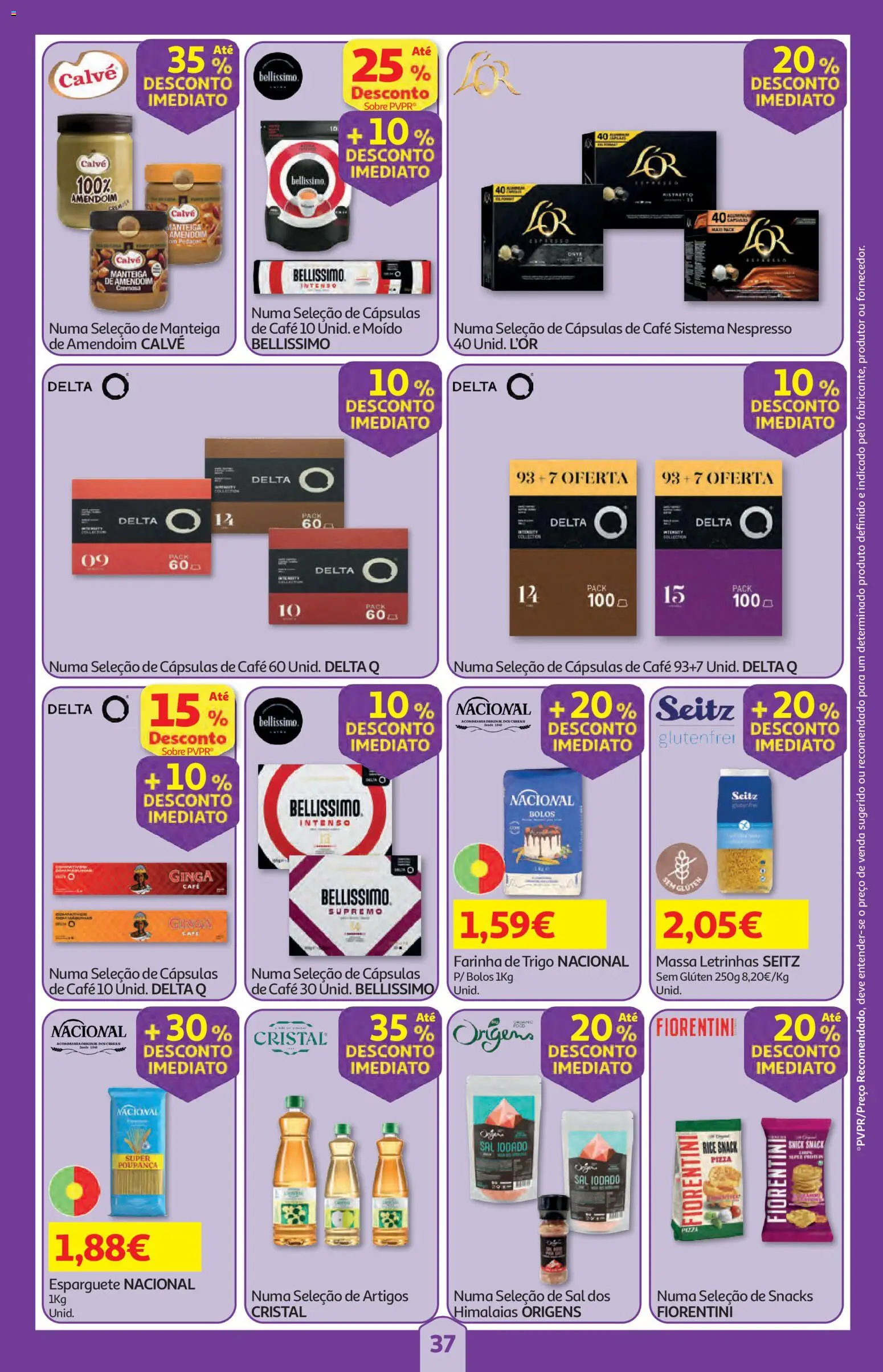 Auchan folheto │ válido de 28.05.2026 | Página: 37 | Produtos: Nespresso, Manteiga, Cereais, Massa