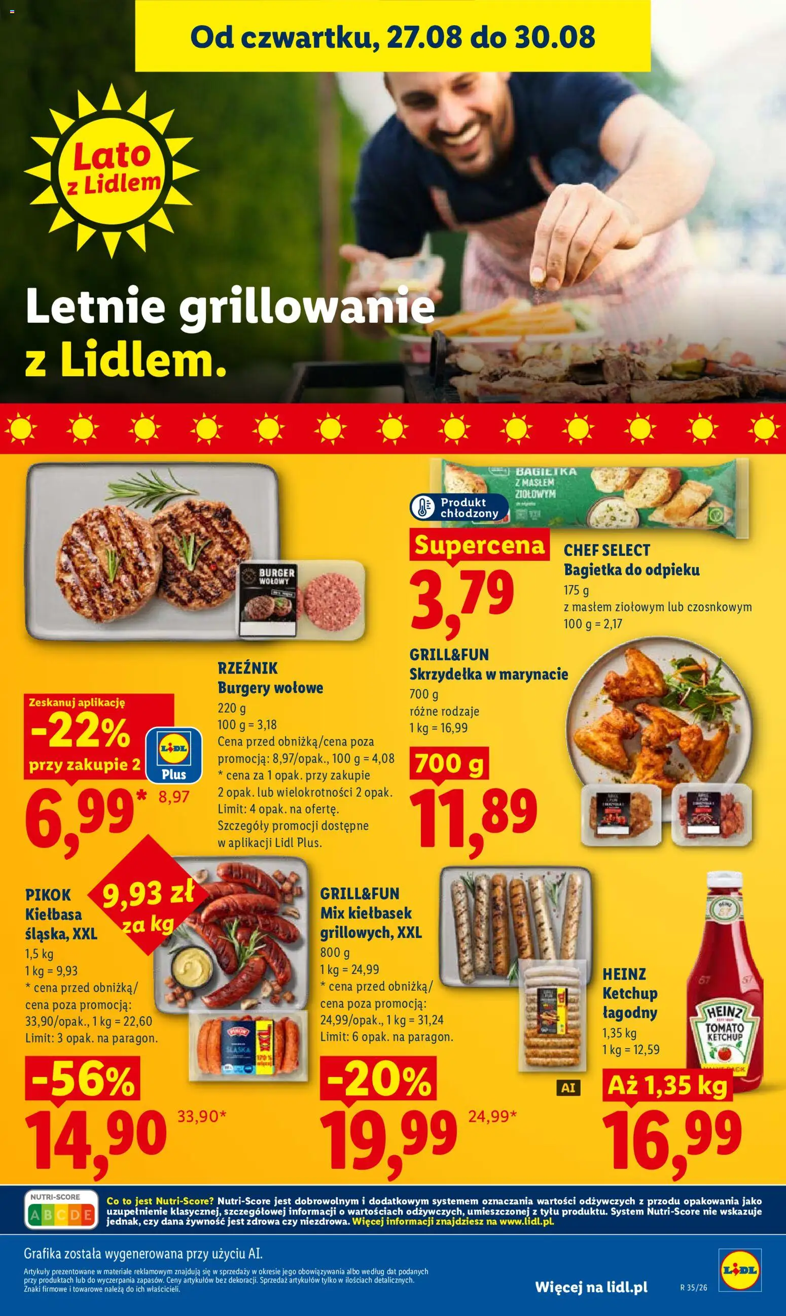 Lidl Polsko leták od 27.08.2026 | Strana: 49 | Produkty: Burger, Pikok