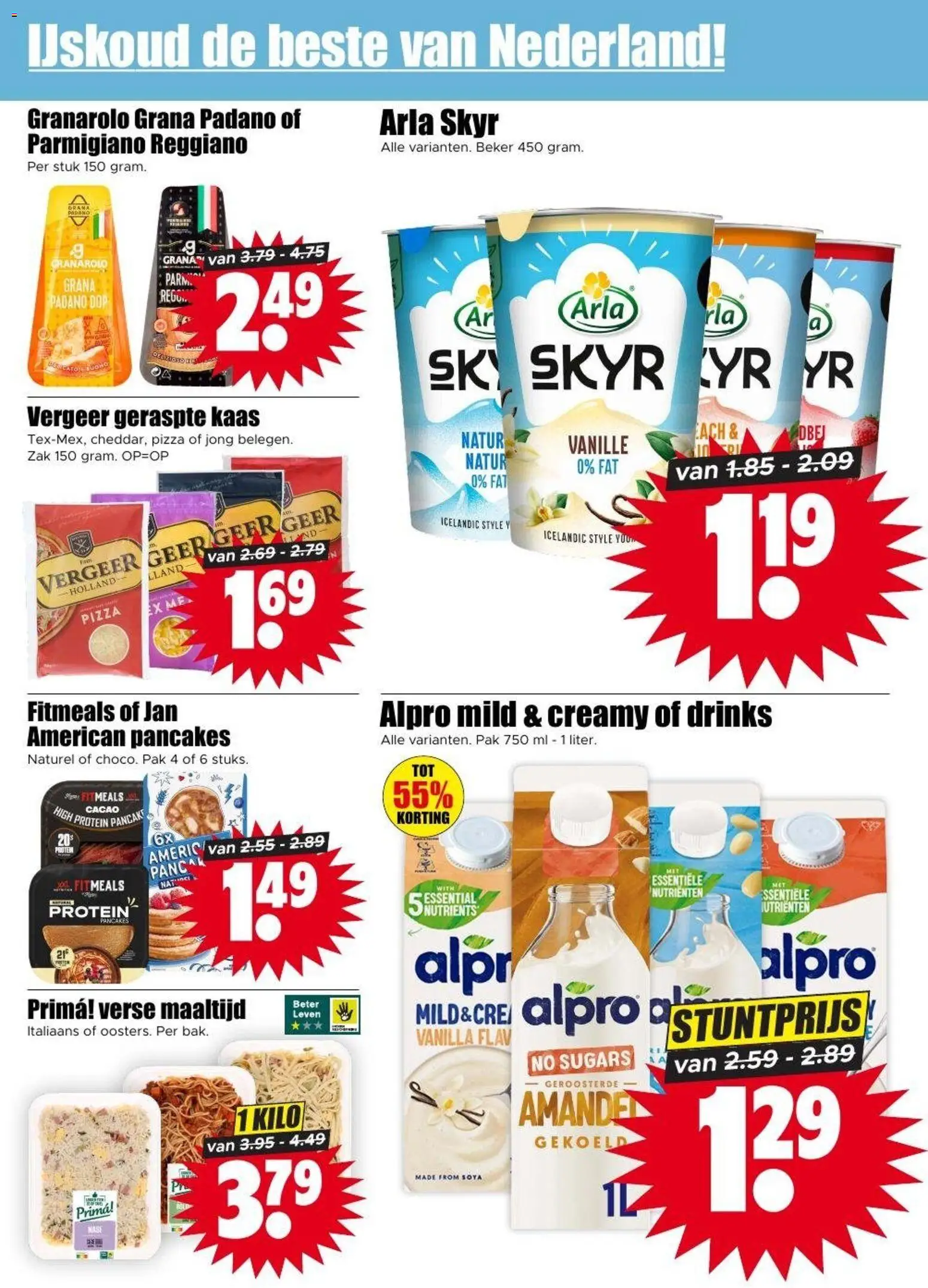 {H1} | Pagina: 8 | Producten: Kaas, Pizza, Beker, Fagyasztott gyümölcs